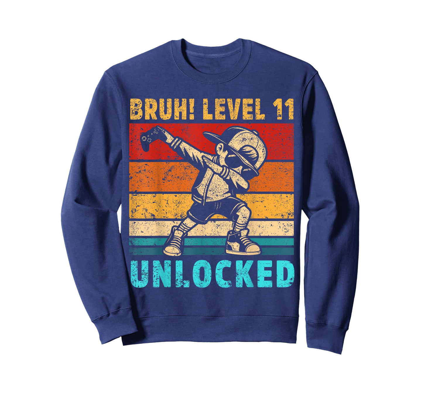 11 Year Old Birthday Dabbing Boy Bruh 11th level unlocked T-Shirt