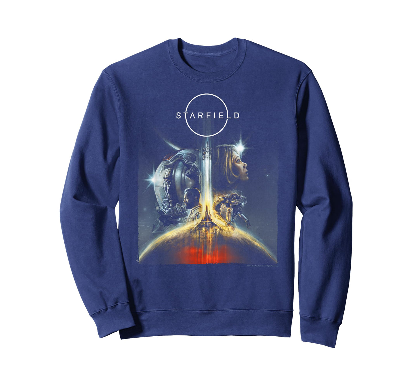 Starfield Cover Art Characters Video Game T-Shirt