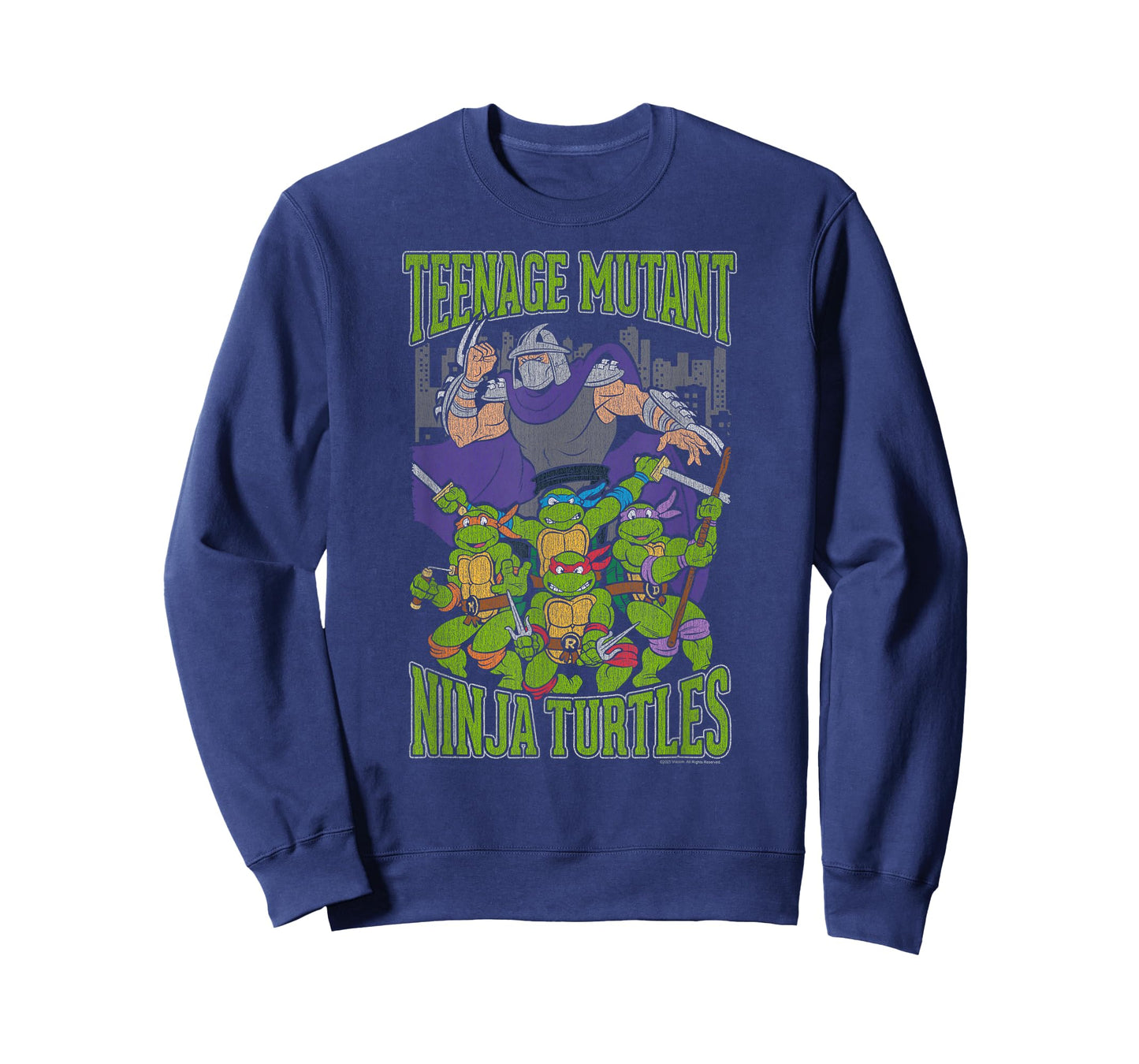 Teenage Mutant Ninja Turtles Shredder and Turtles Retro T-Shirt