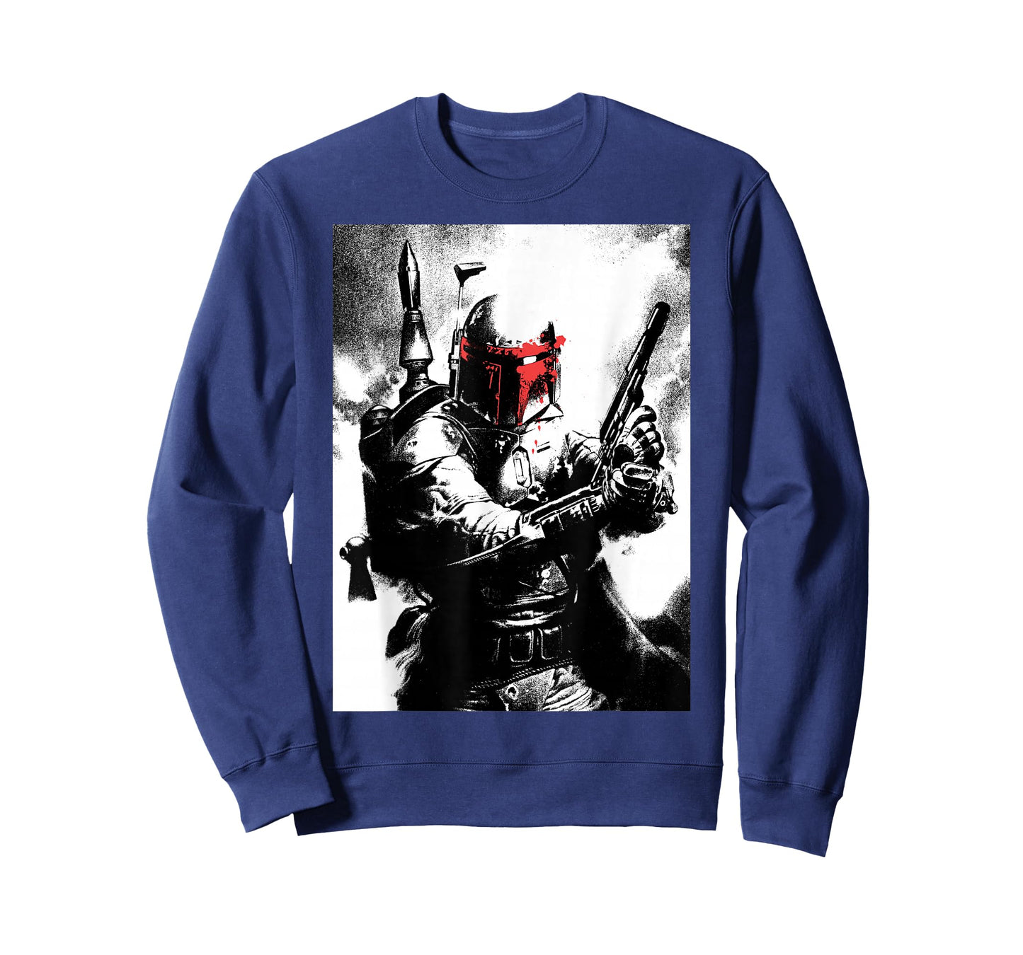 Star Wars Boba Fett Red Mask Portrait T-Shirt