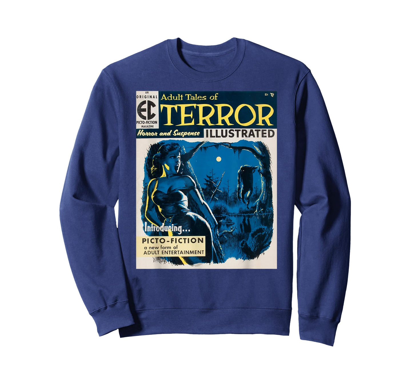 Horror Movie Vintage Pinup Girl Halloween Monster Sexy Art T-Shirt