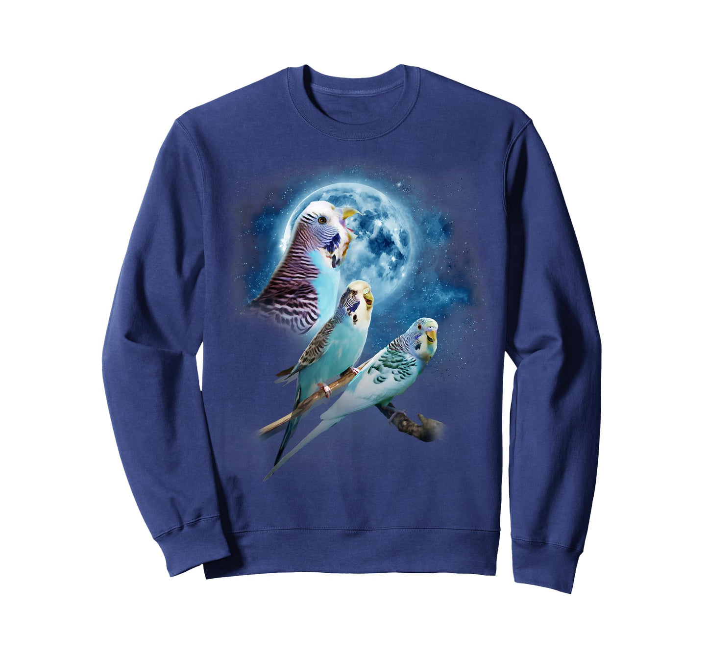 Howling at the Moon Shirt - Parakeet Shirt - Funny Budgie T-Shirt
