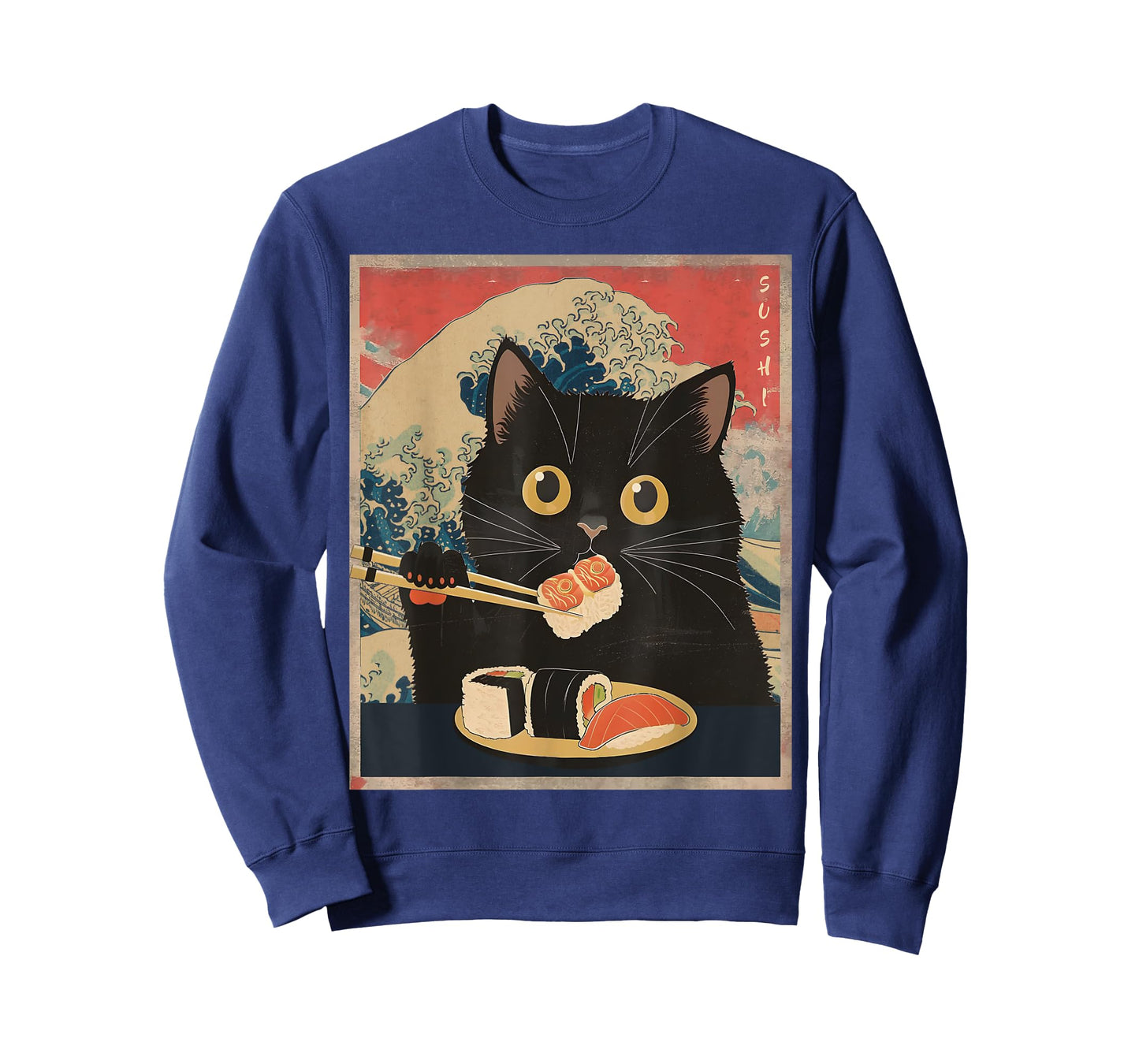 Sushi Cat Japanese Kawaii Sushi Cat Japan Anime Sushi Cat T-Shirt