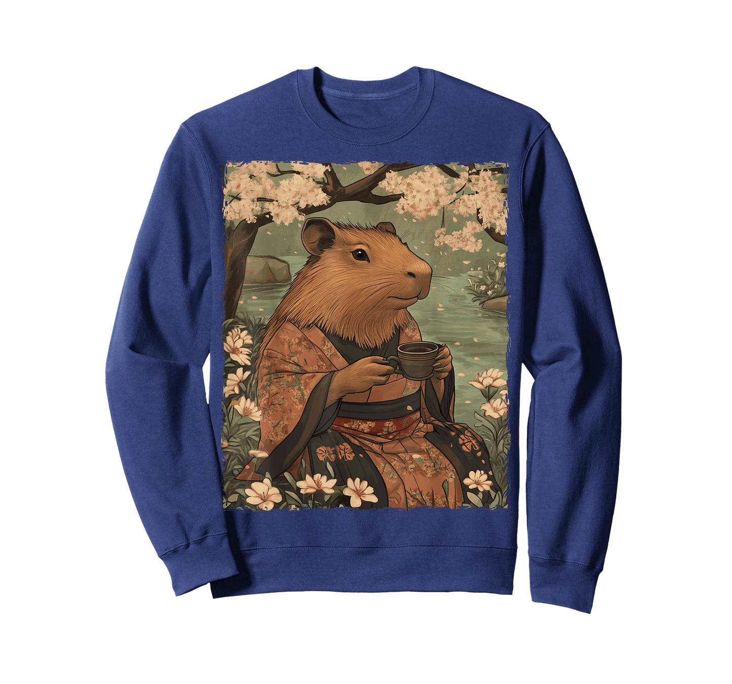 Funny Graphic Capybara Japanese Anime T-Shirt