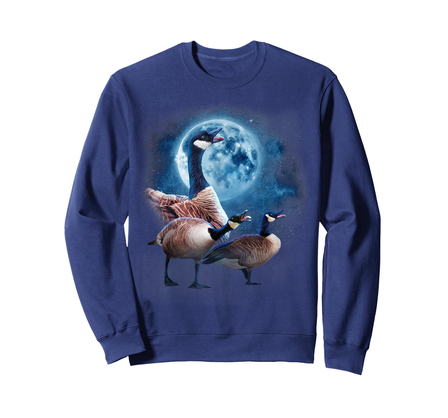 Canadian Goose Shirt - Howling at the Moon Silly Goose T-Shirt