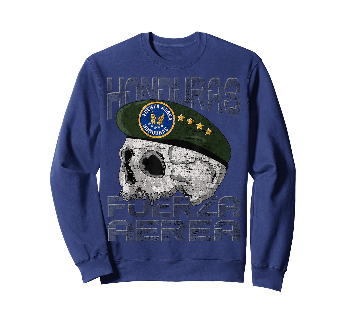 Honduran Air Force Honduras Army Skull Patriot T-Shirt