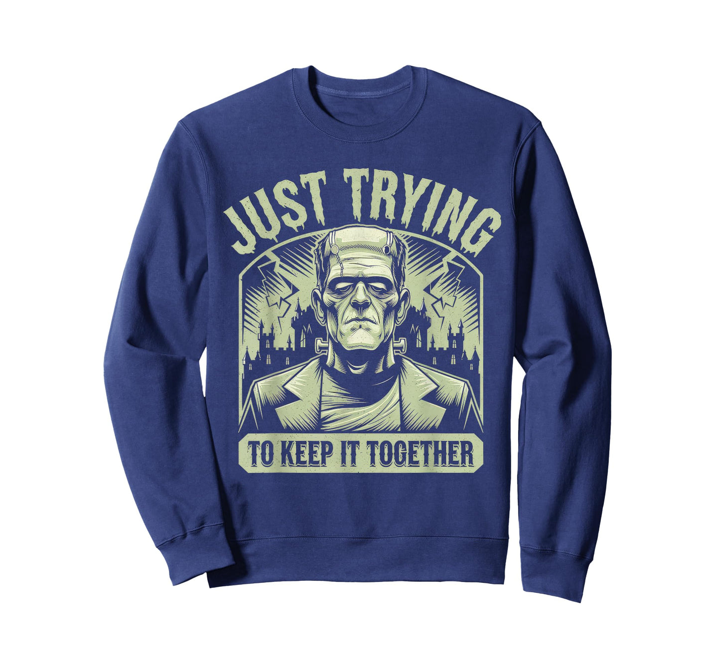 Just Trying to Keep It Together Shirt Halloween Frankenstein T-Shirt