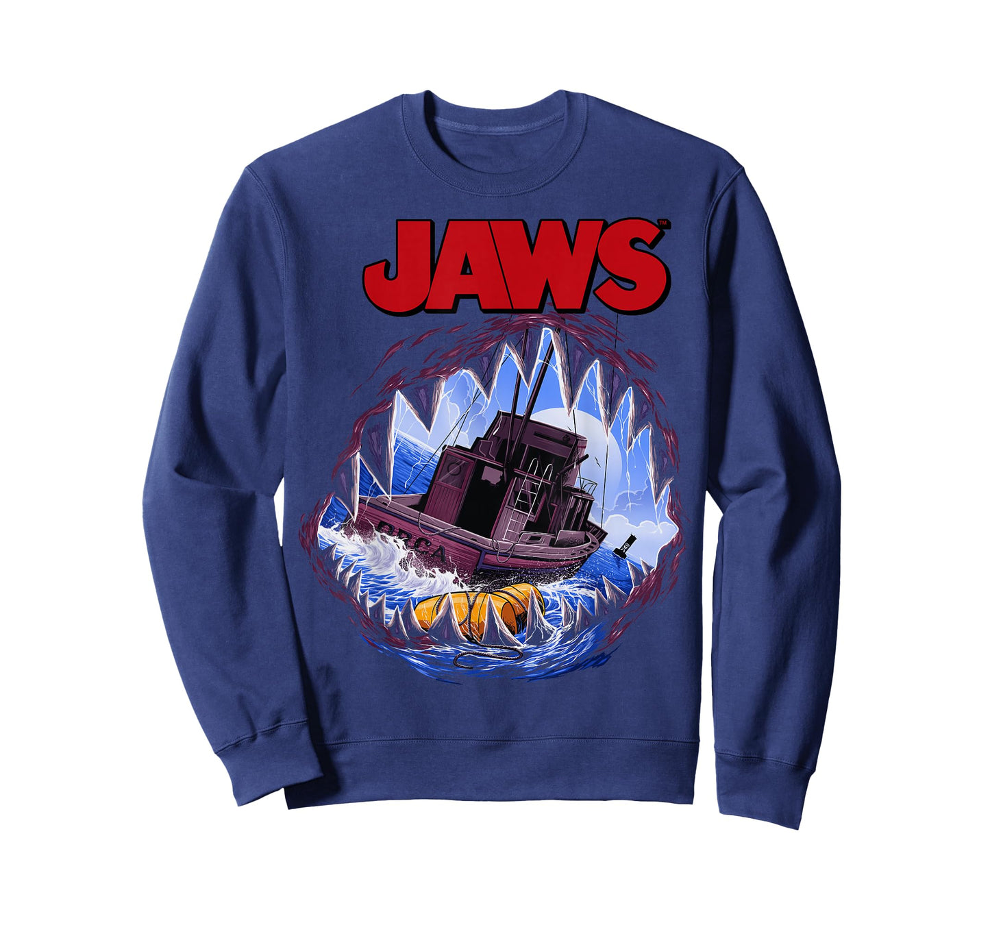 Jaws Mouth View of Orca Poster Style T-Shirt