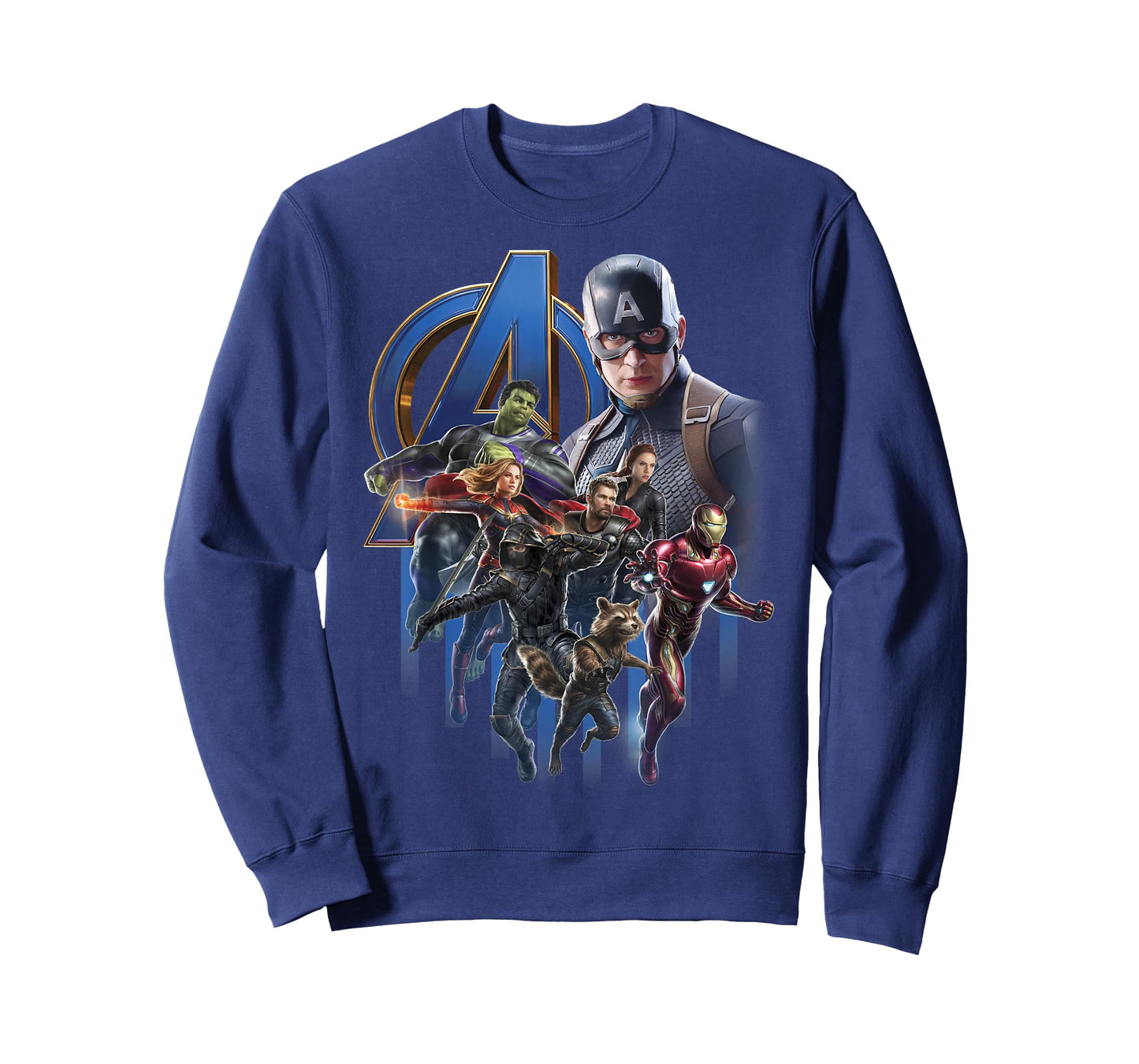 Marvel Avengers Endgame Group Poster Logo Graphic T-Shirt T-Shirt
