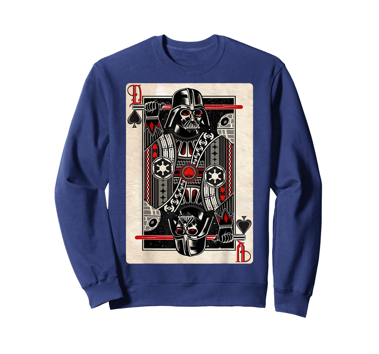 Star Wars Darth Vader King of Spades Playing Card Disney+ T-Shirt