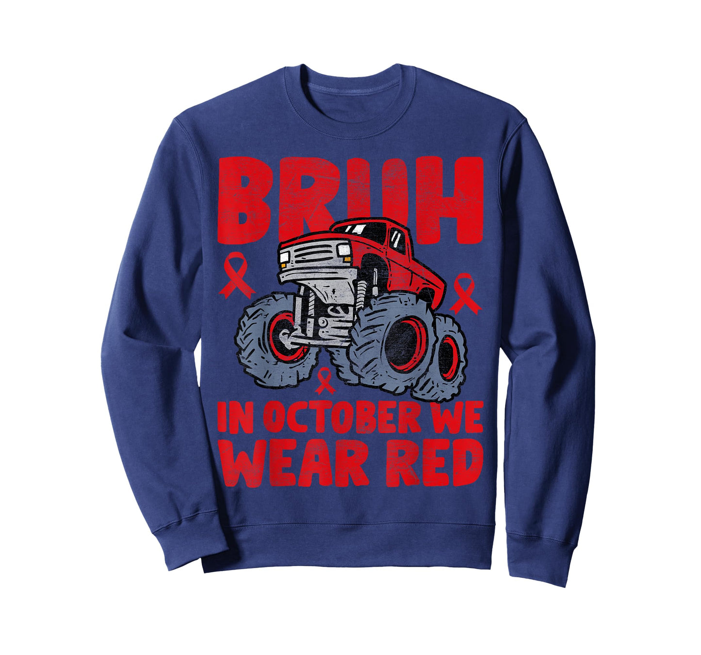 Red Ribbon Week Shirt for Kids Boys Bruh In October Wear Red T-Shirt