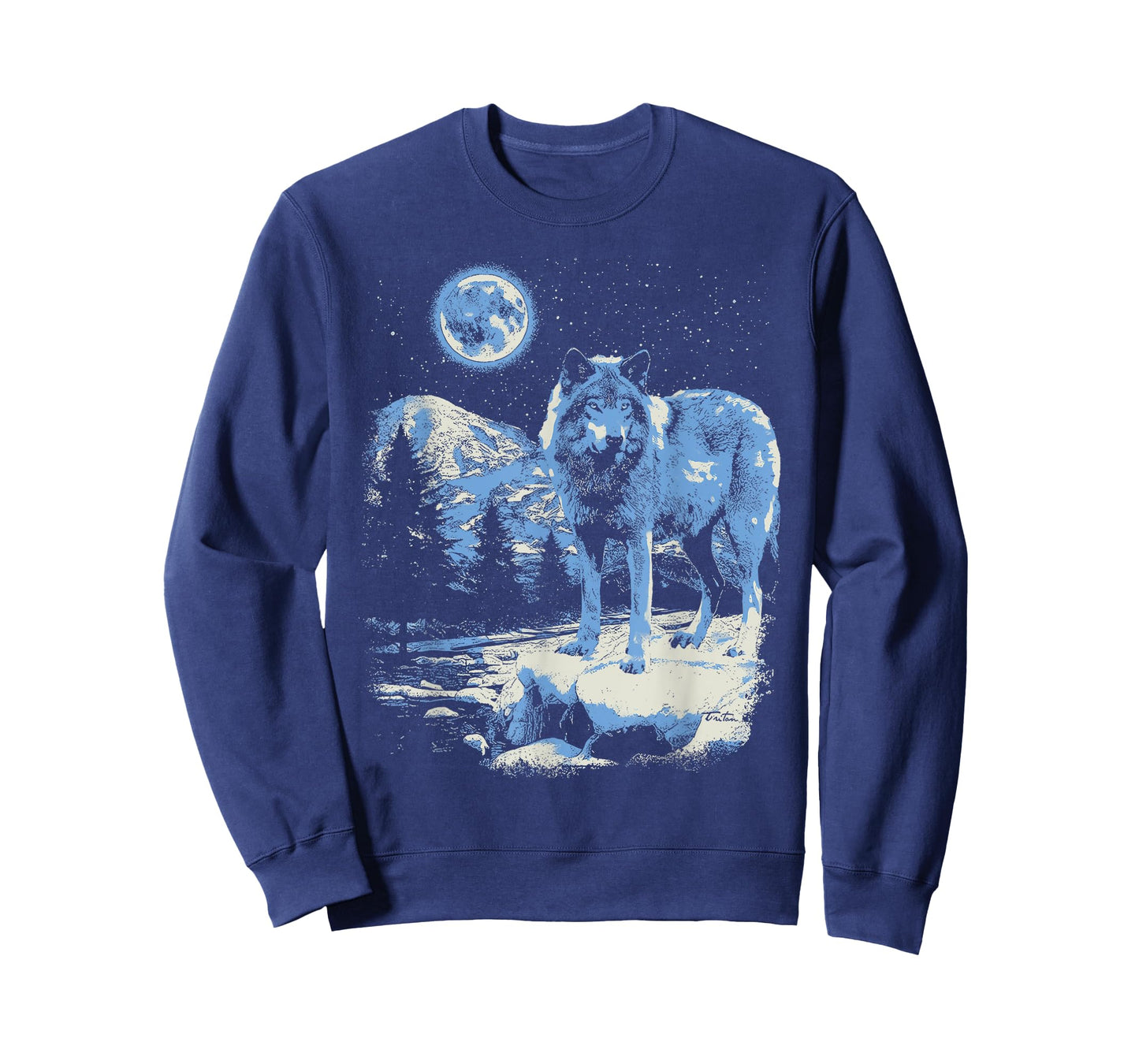 Vintage Wolf 90s Grunge Animal Retro Howling Wolf Aesthetic T-Shirt