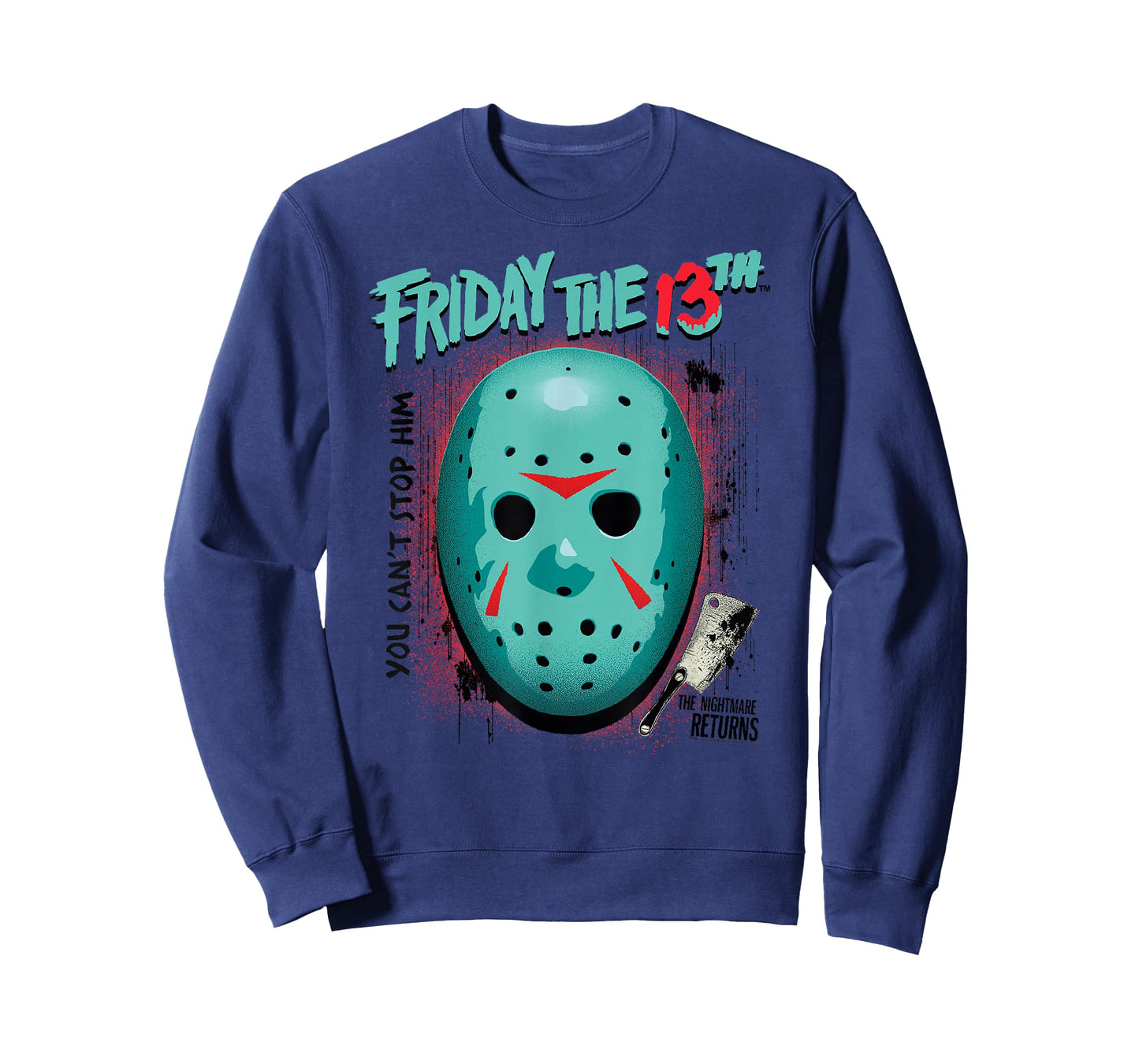 Friday The 13th Blue Mask and Axe Summerween Horror T-Shirt