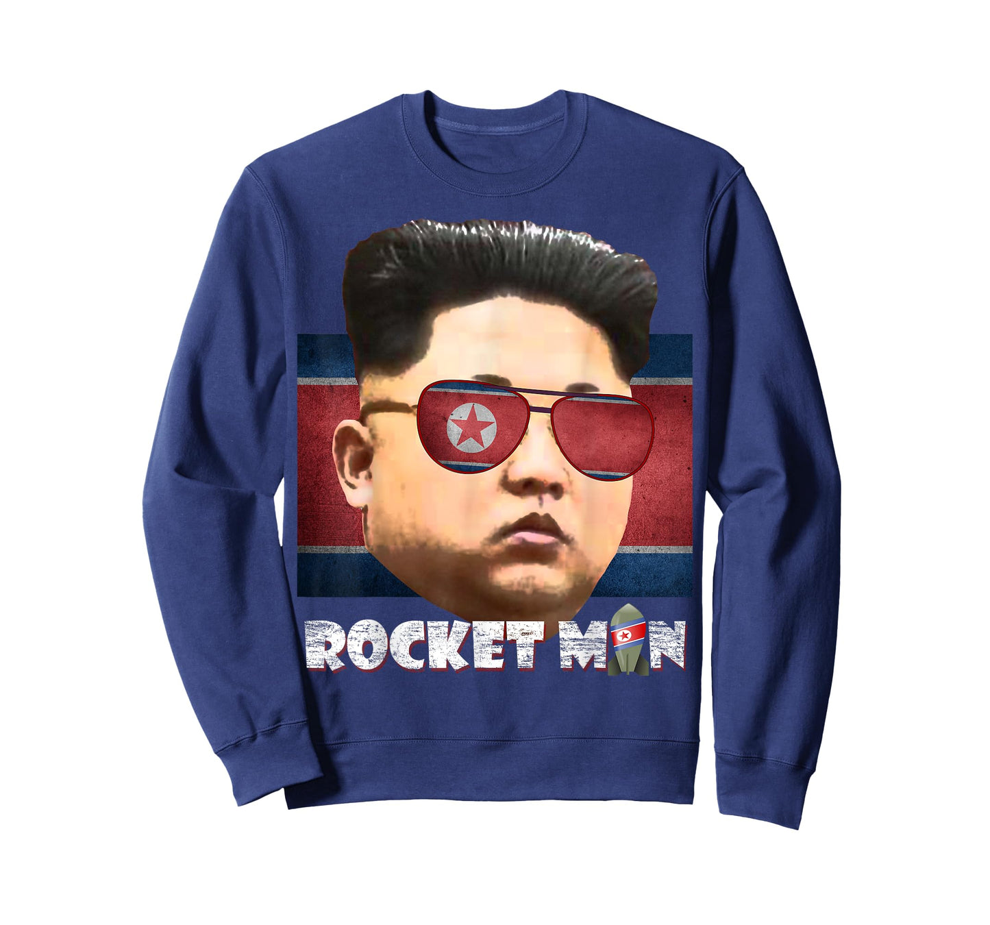 Cool Rocket Man Kim Jong-Un T-Shirt T-Shirt