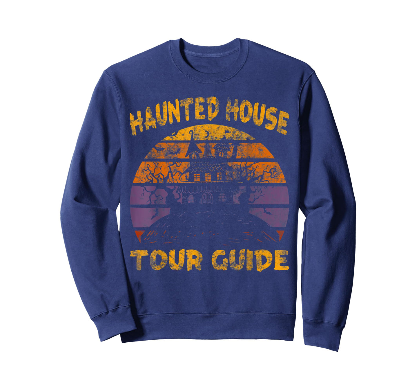 Vintage Haunted House Tour Guide Funny Retro T-Shirt