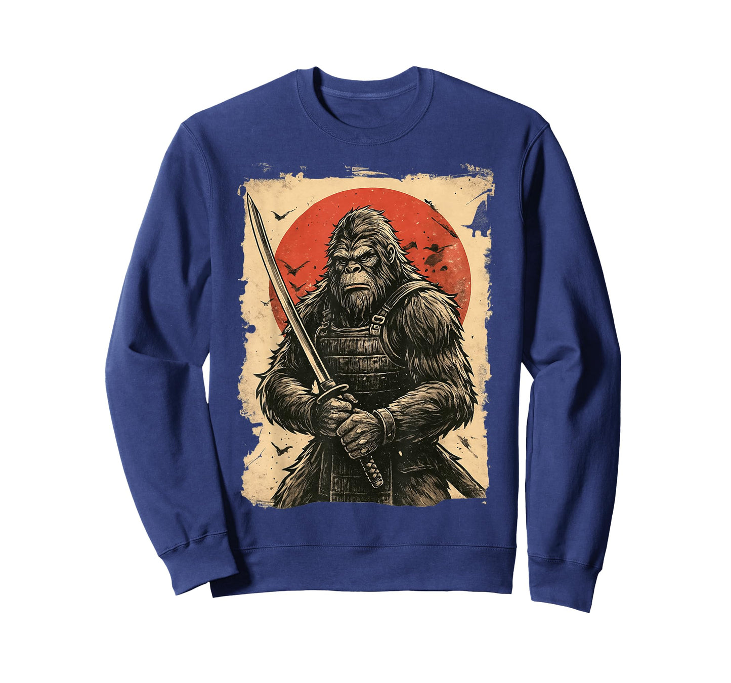 Bigfoot Samurai Japanese Sword Sasquatch T-Shirt