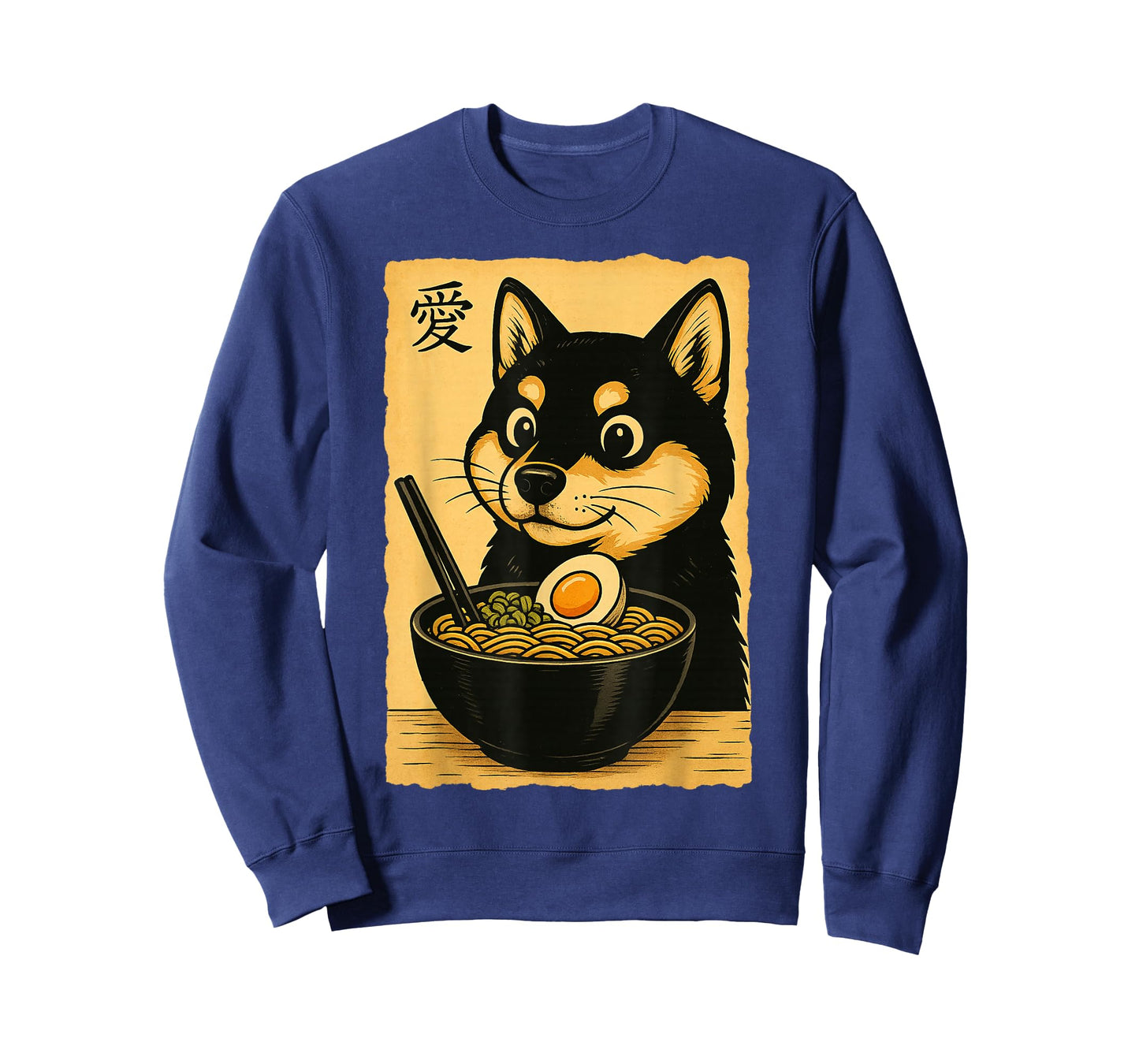 Funny Dog Ramen Graphic Japanese Kawaii Anime Dog T-Shirt