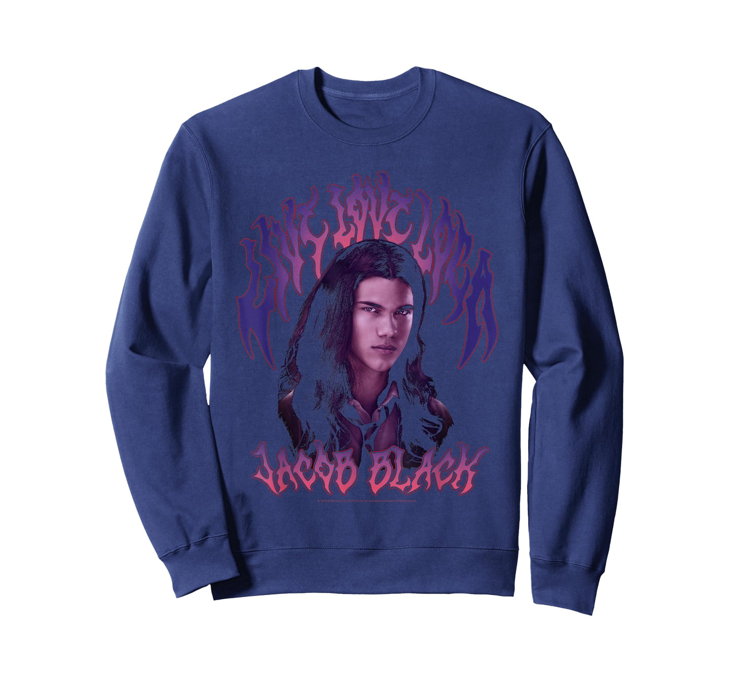 Twilight Live Love Loca Jacob Heavy Metal Werewolf Movie T-Shirt