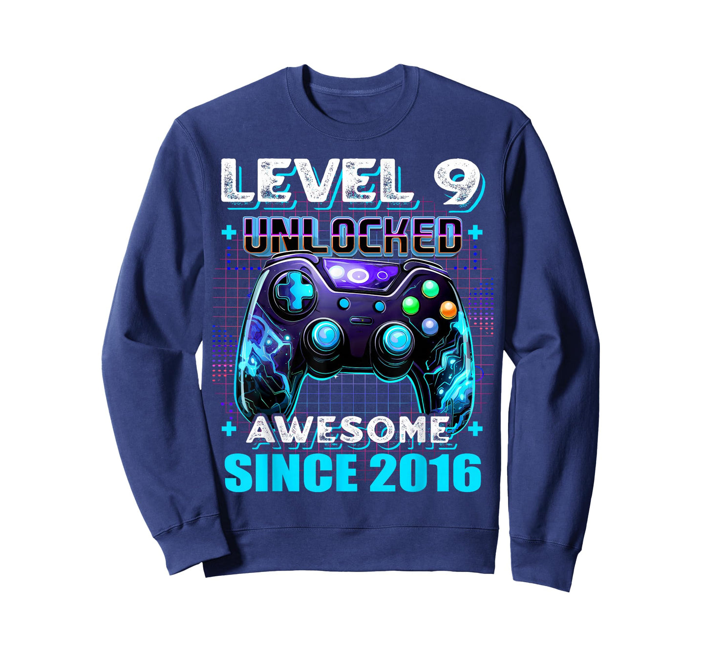9th Birthday Boy Level 9 Gamer 9 Year Video Game Party T-Shirt