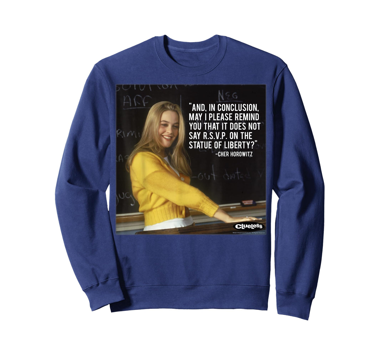 Clueless Cher Movie Quote Poster T-Shirt Small