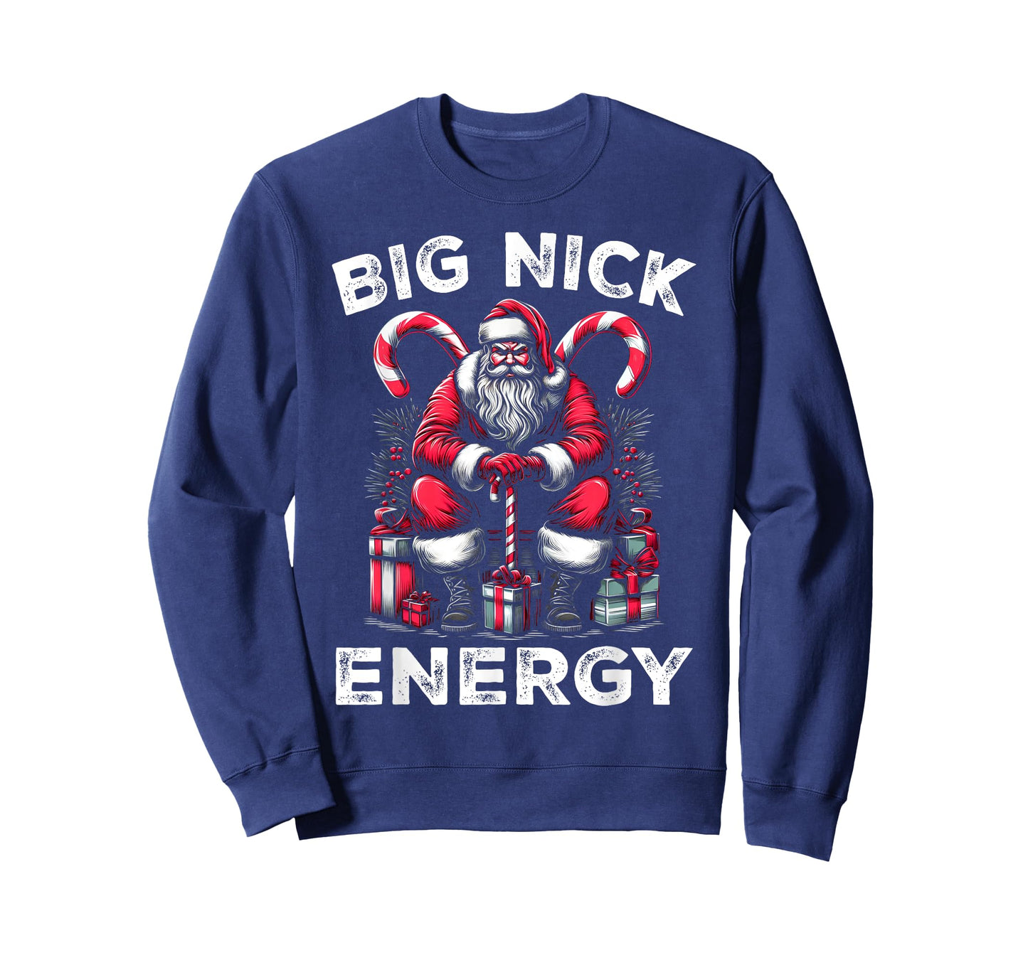 Big Nick Energy Funny Santa Claus Christmas Men Women Kids T-Shirt