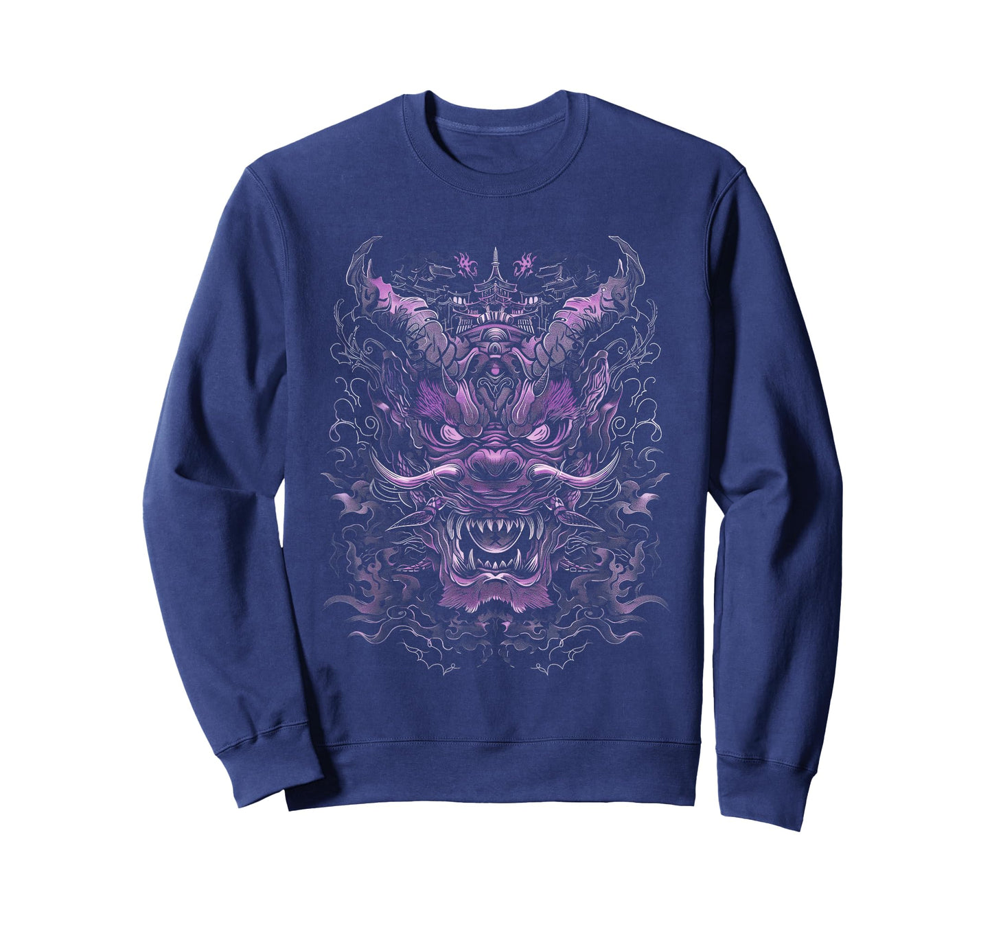Anime Goth Japanese Oni Demon Mythical Dragon Fantasy Art T-Shirt