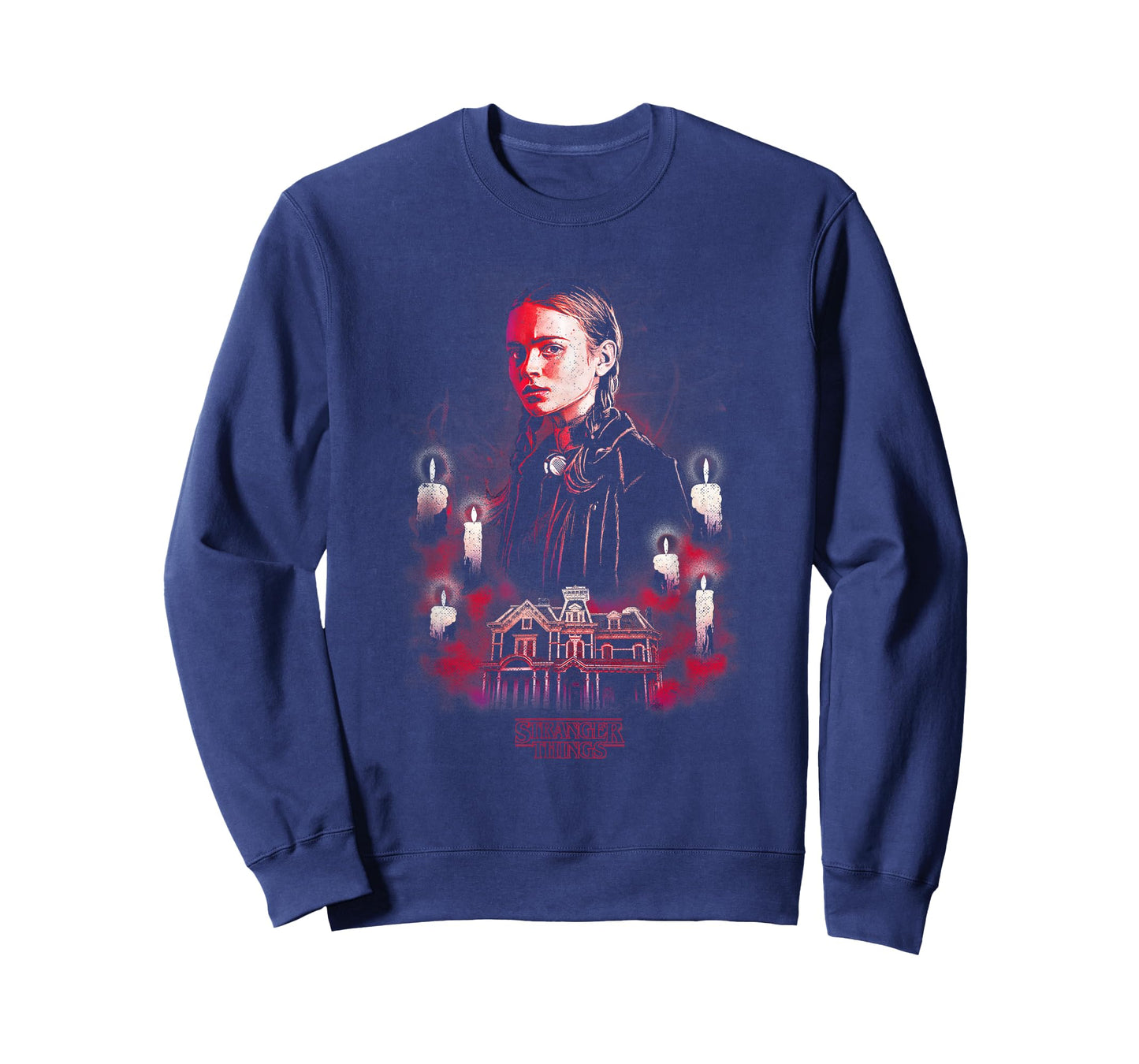Stranger Things Max Portrait Creel House Horror Poster T-Shirt