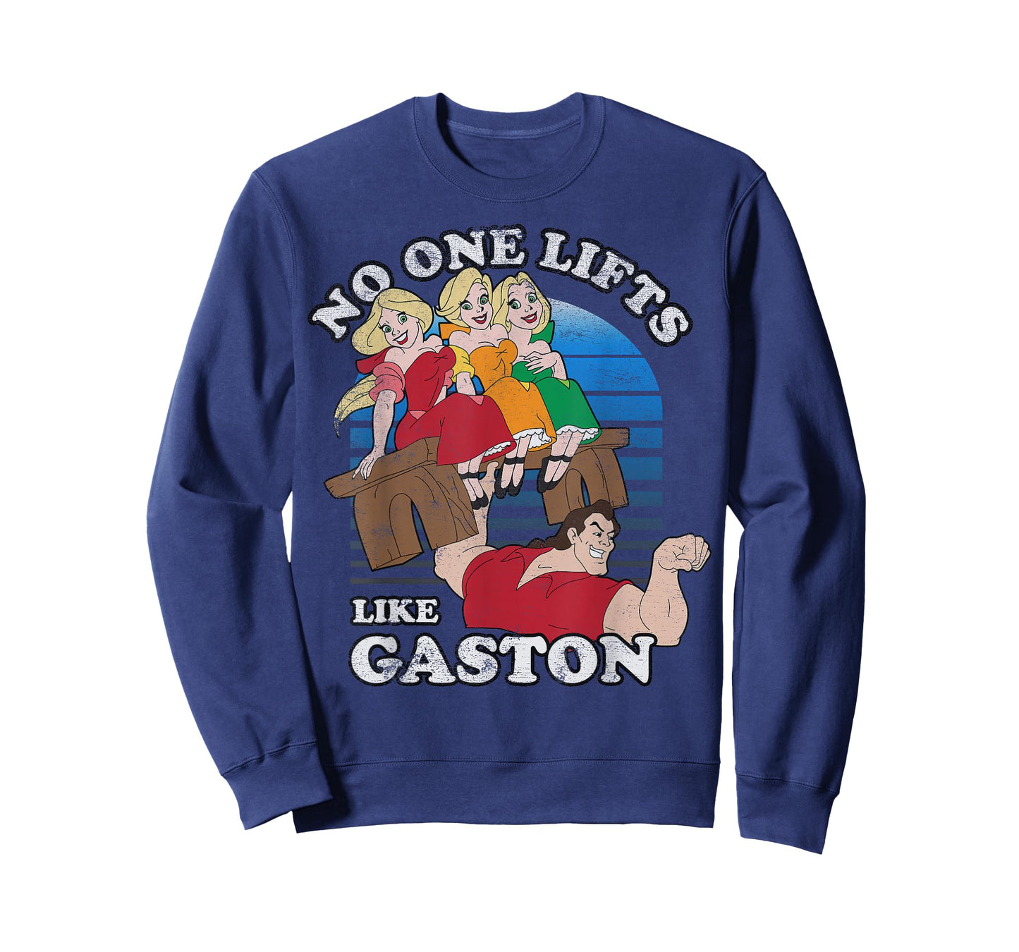 Disney Beauty and the Beast Retro No One Lifts Like Gaston T-Shirt