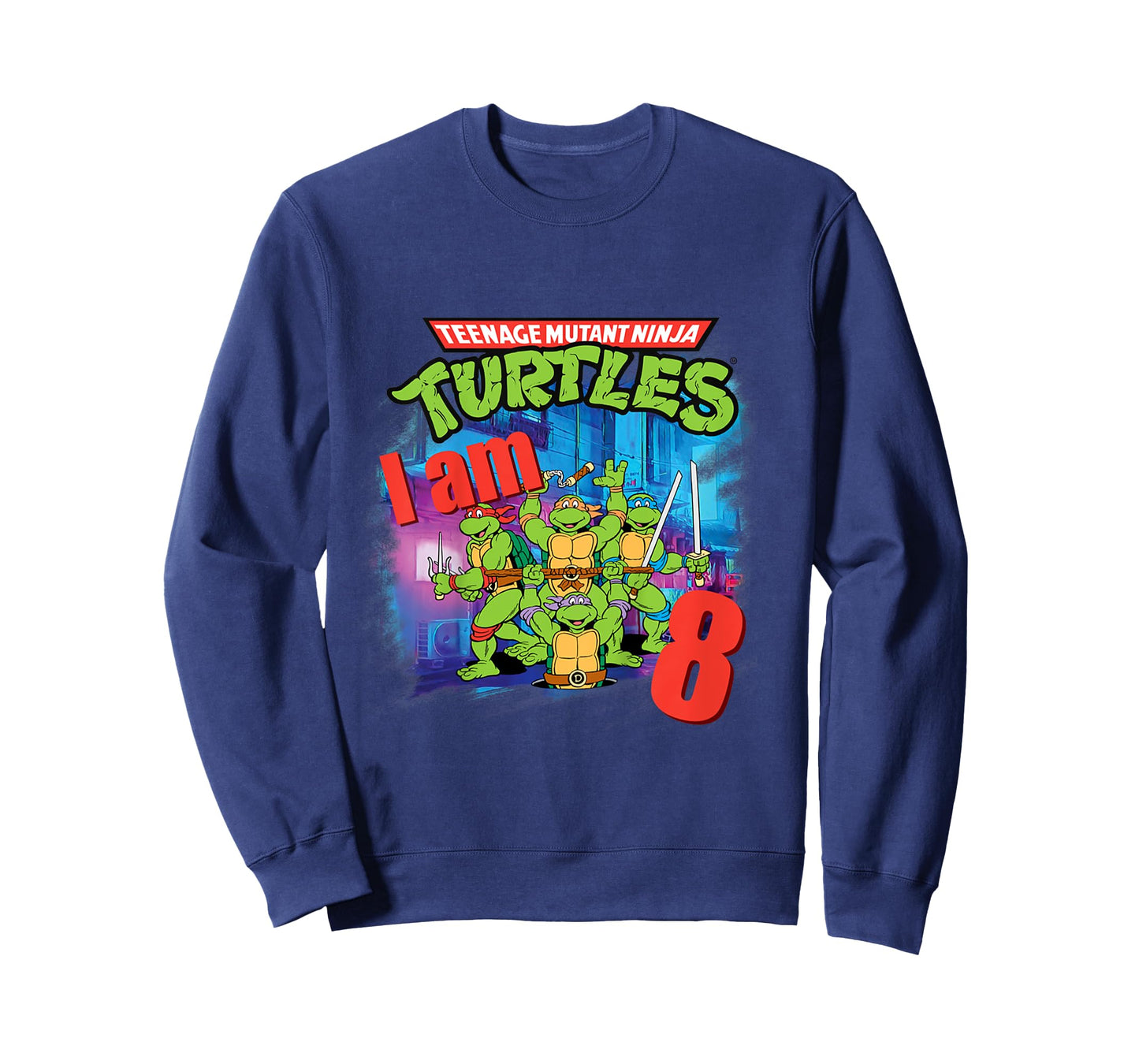 Mademark x Teenage Mutant Ninja Turtles - Kids Original Teenage Mutant Ninja Turtles Classic 8th Birthday T-Shirt