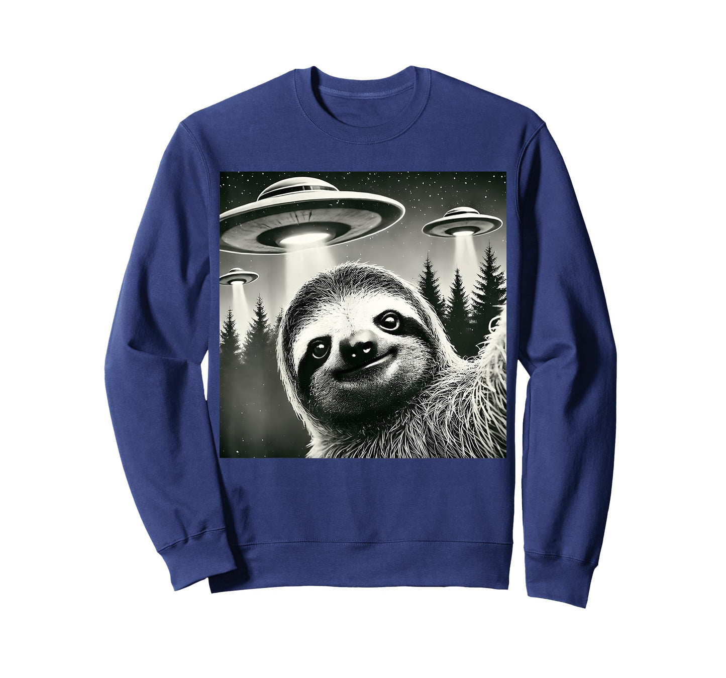 Funny Sloth Selfie UFOs T-Shirt