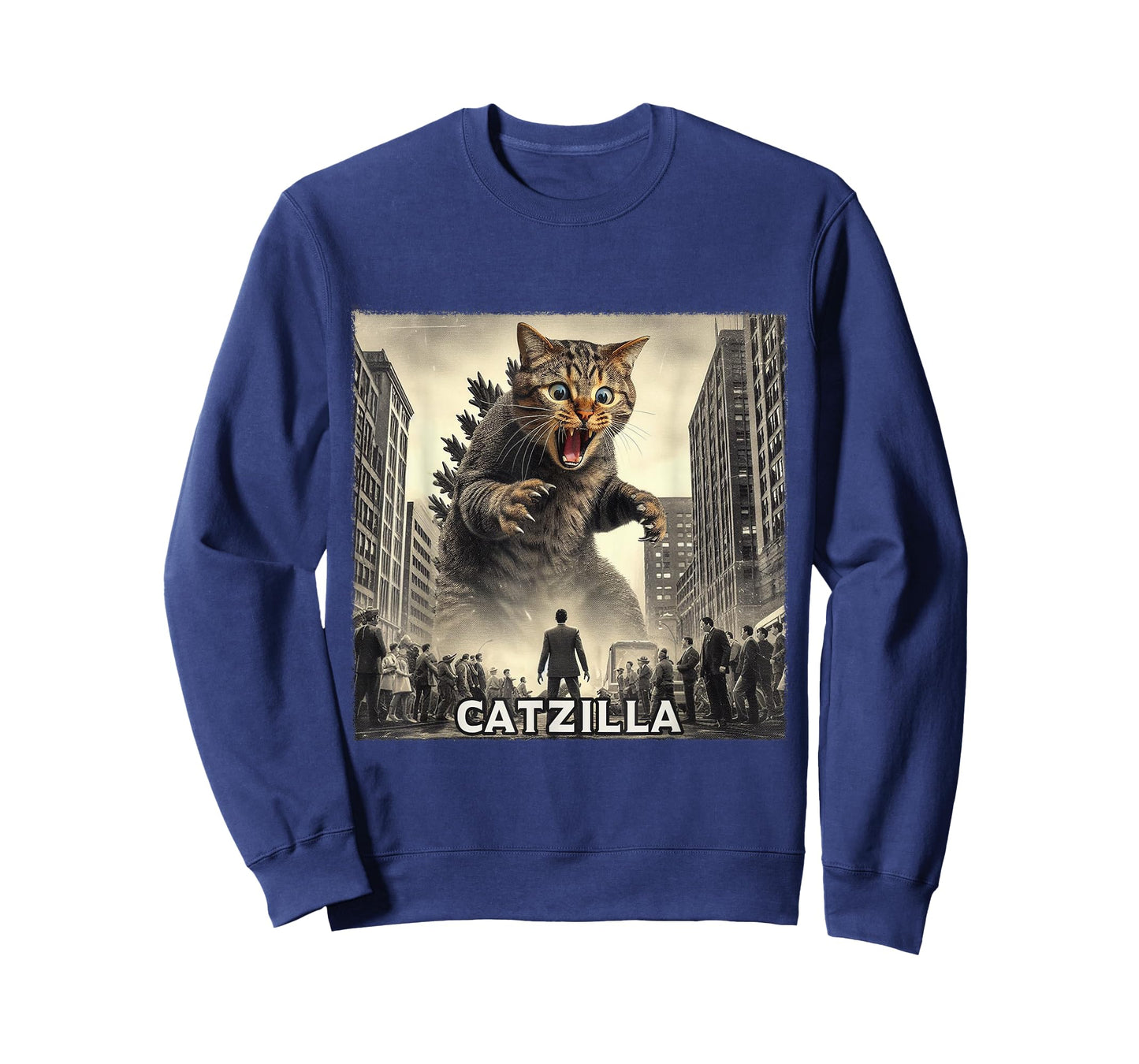 Catzilla Cat Japanese Art Funny T-Shirt