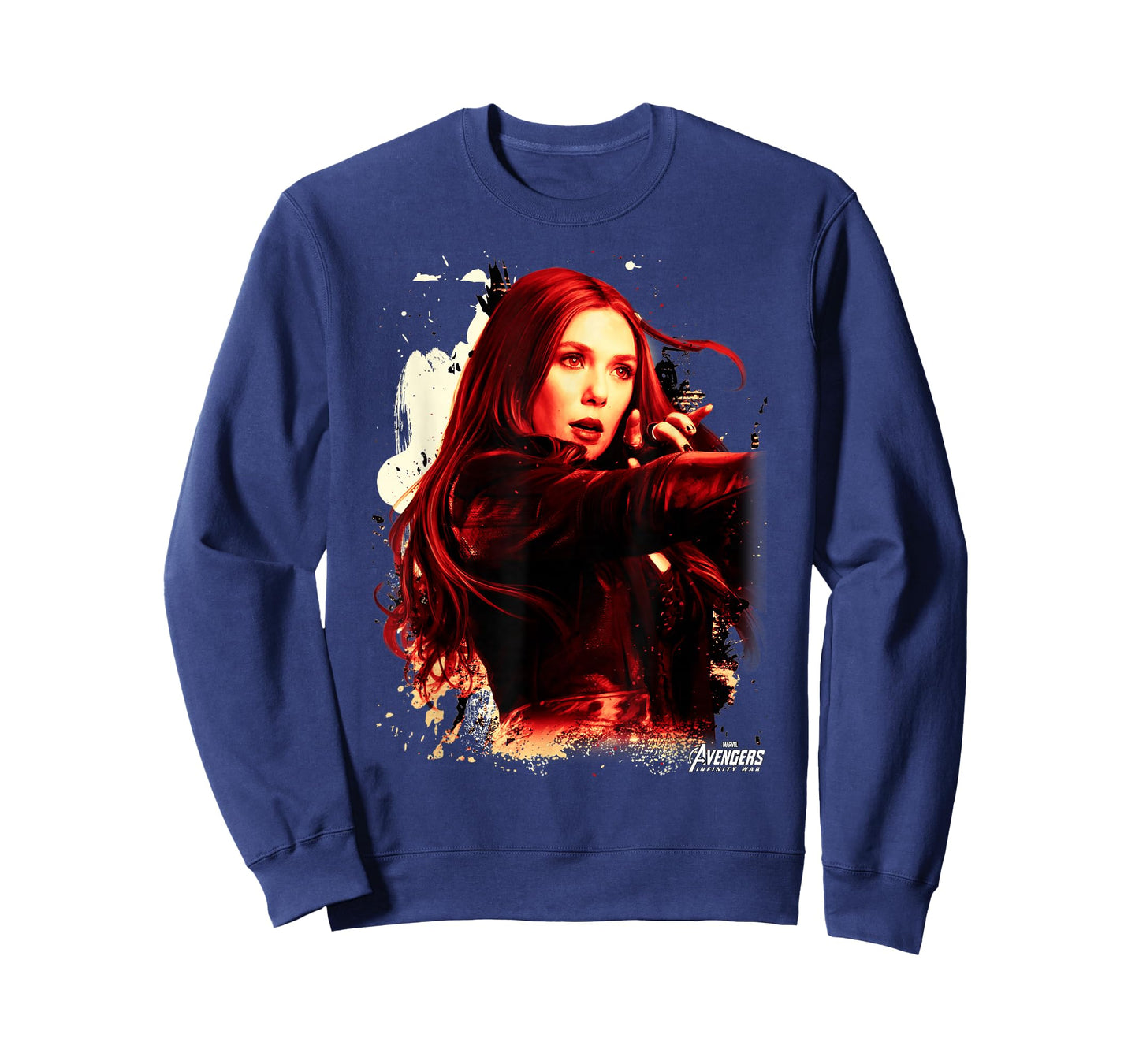 Marvel Infinity War Scarlet Witch Portrait Graphic T-Shirt T-Shirt