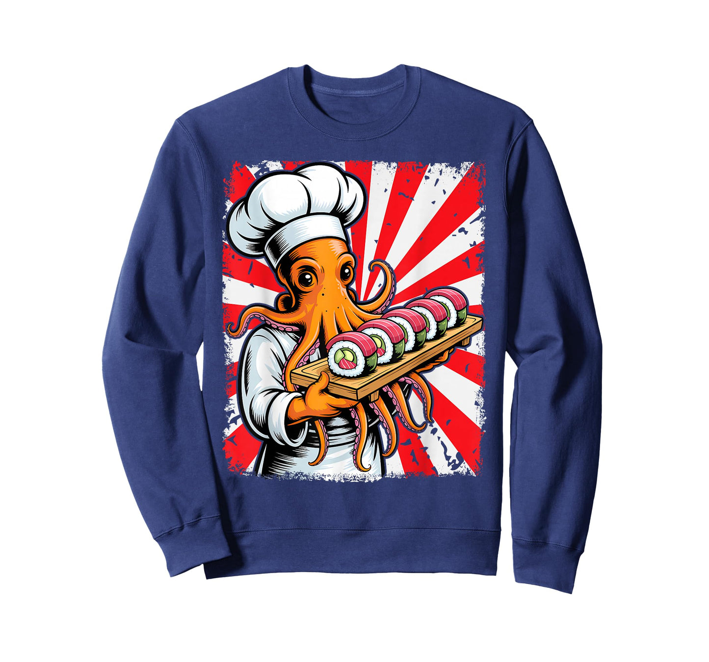 Octopus Chef Sushi Japanese Anime Kawaii T-Shirt