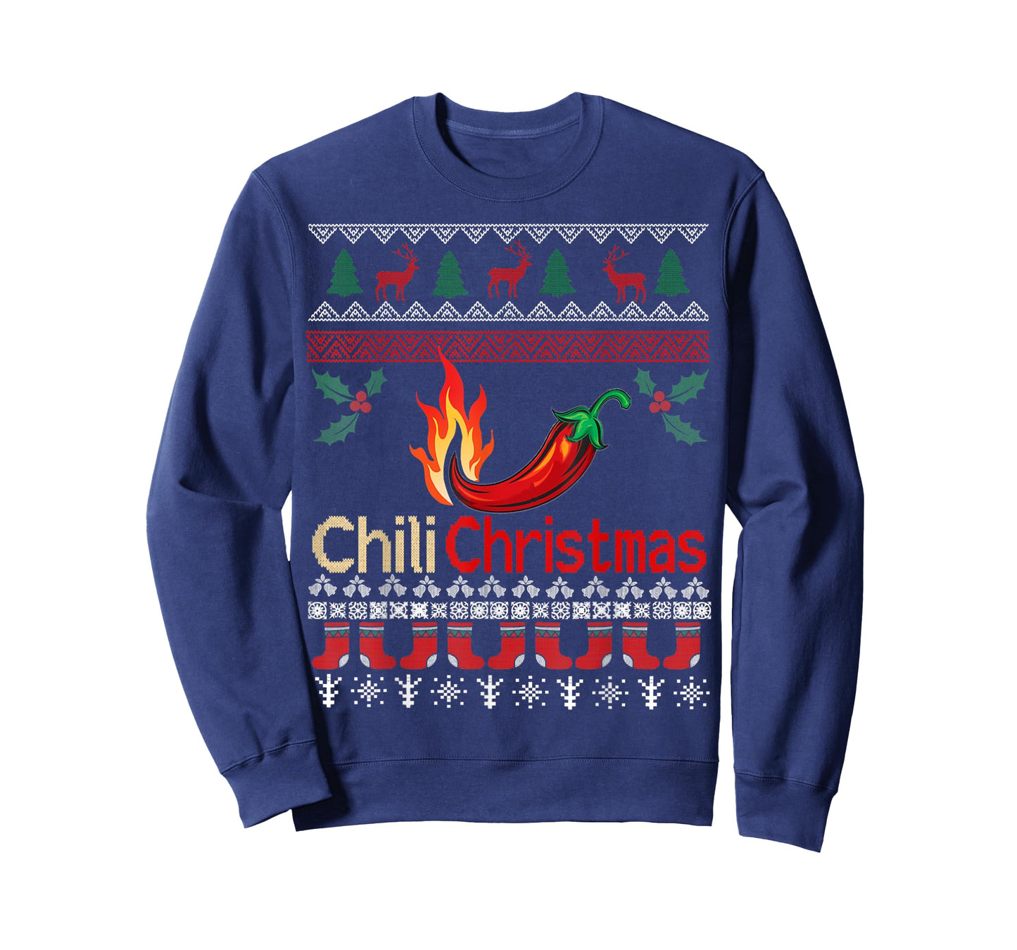 Chili Ugly Christmas Costume, Ugly Christmas Sweater T-Shirt