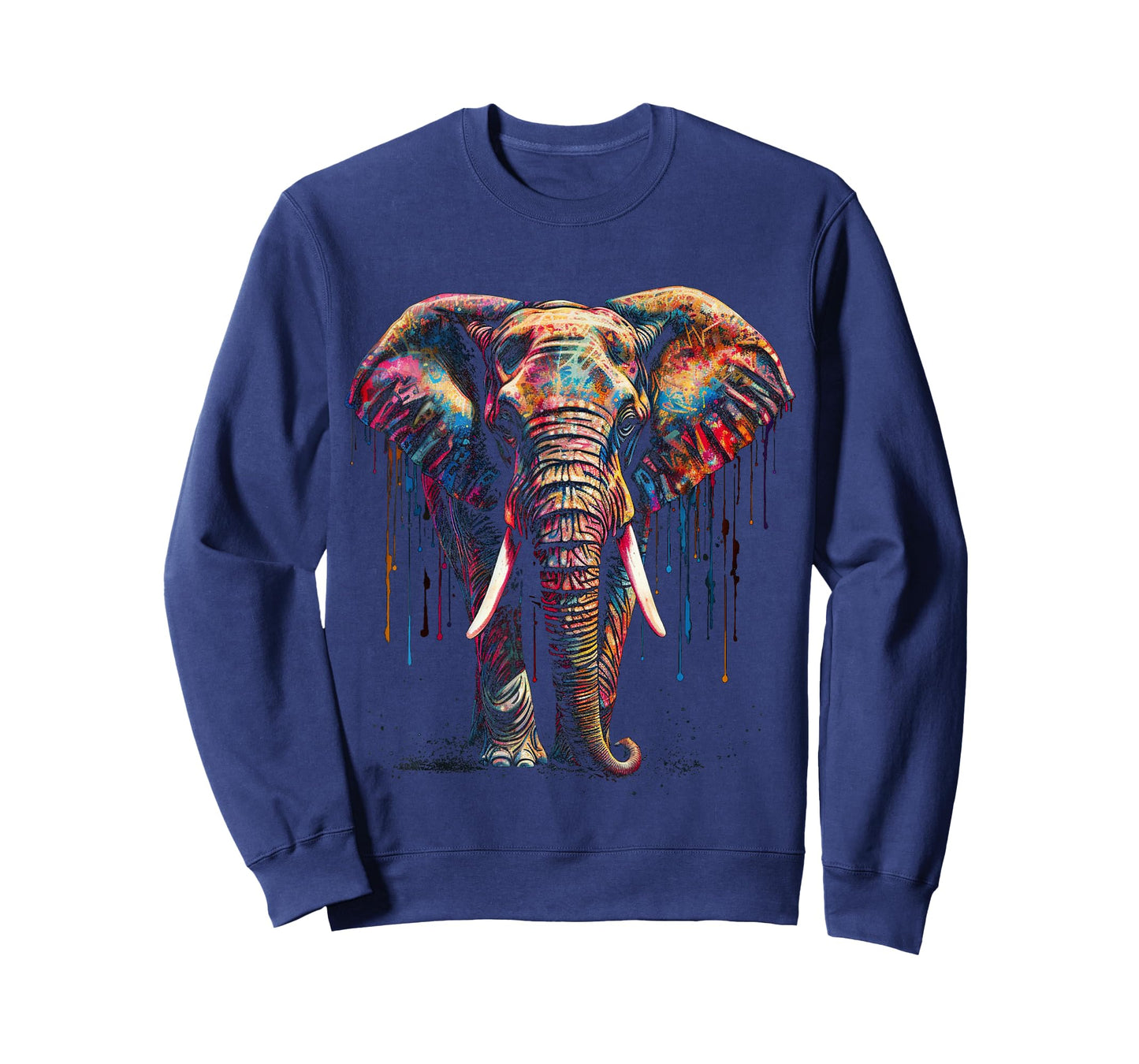 Elephant Art - Animal Colourful Zoo Elephant T-Shirt