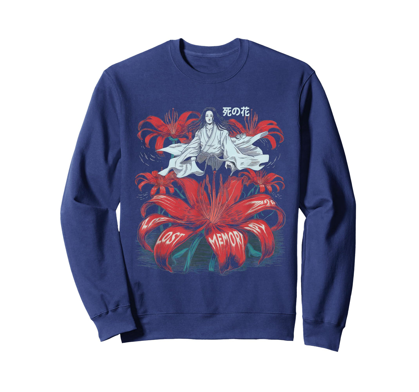Japanese Spider Lily Tshirt Anime Aesthetic Flower Higanbana T-Shirt