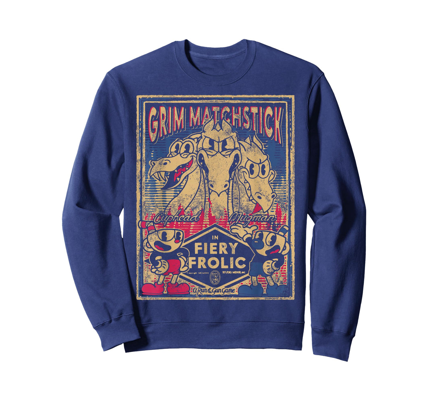 Cuphead Grim Matchstick Fiery Frolic T-Shirt