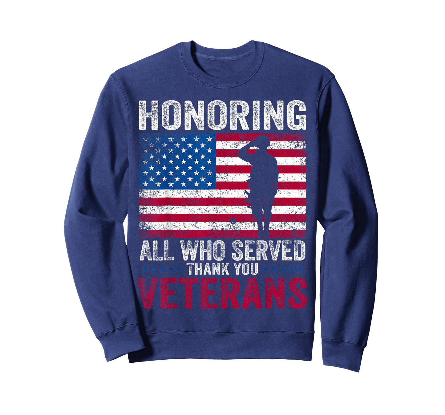 Honoring All Who Served Thank You Veterans Day Women Men T-Shirt