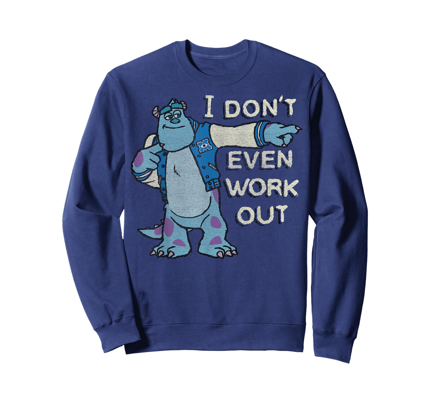 Disney Monsters University I Don't Even Work Out Sulley T-Shirt