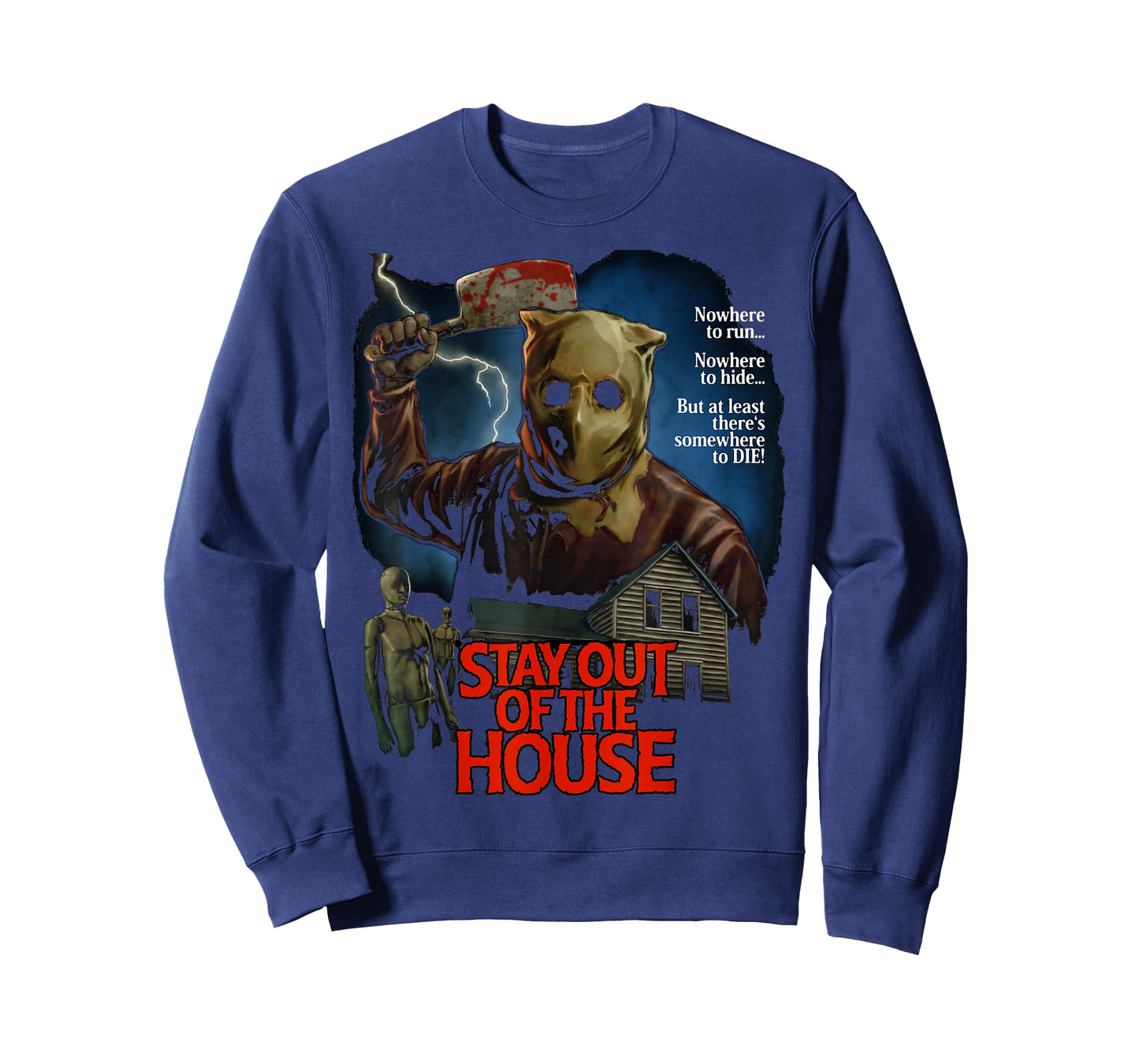 Stay Out Of the House Butcher Survival Horror Game Slasher T-Shirt