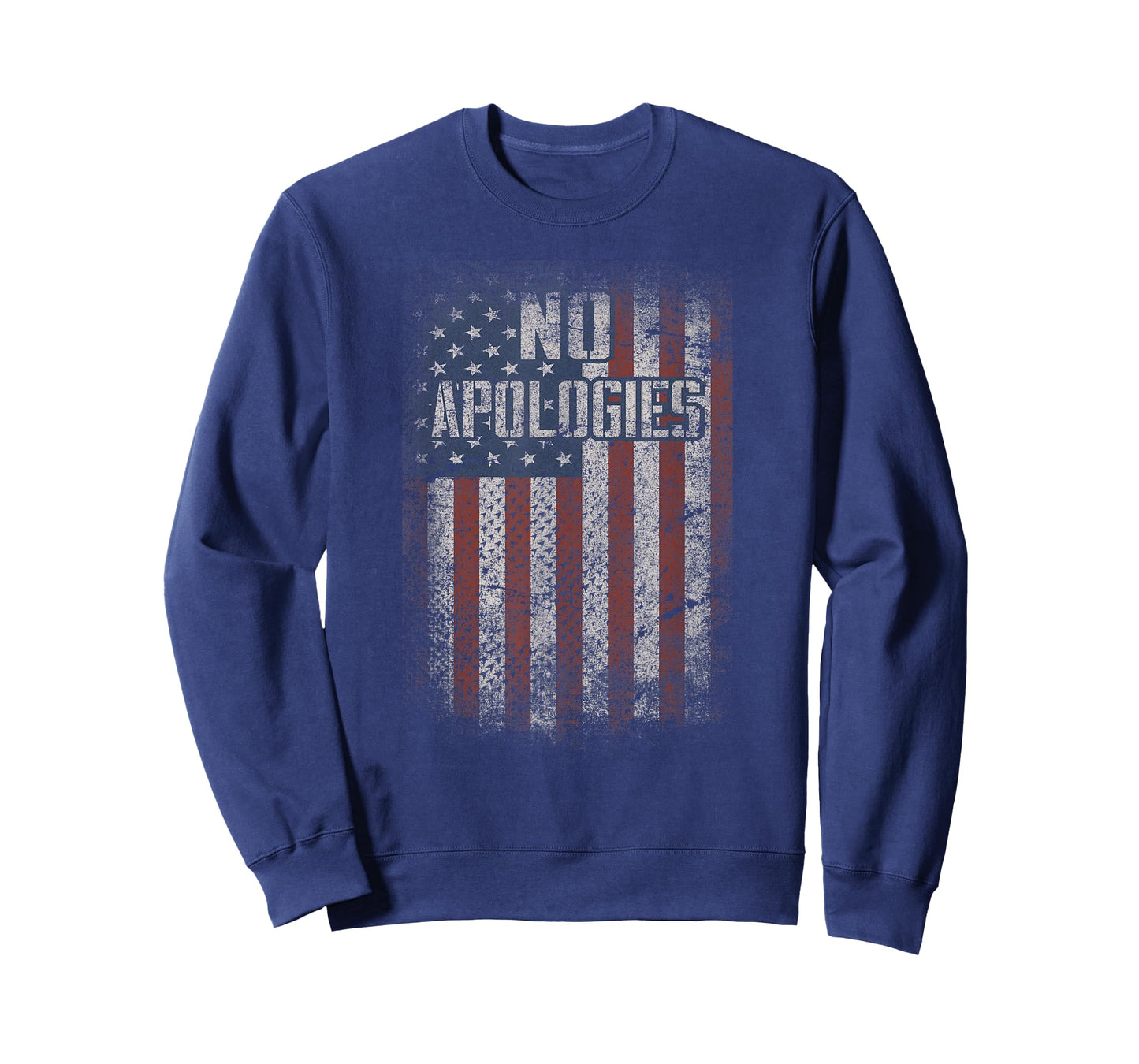4th of July American Flag No Apologies Patriotic Shirt T-Shirt
