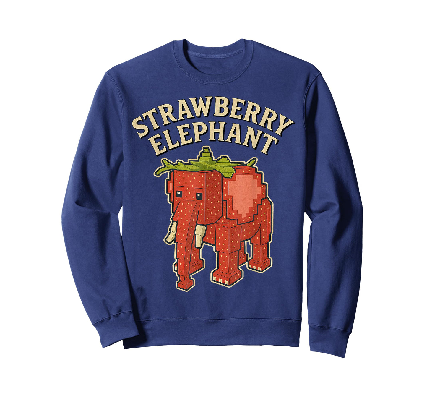 Strawberry Elephant Funny Italian Brainrot Kids Gaming Meme T-Shirt