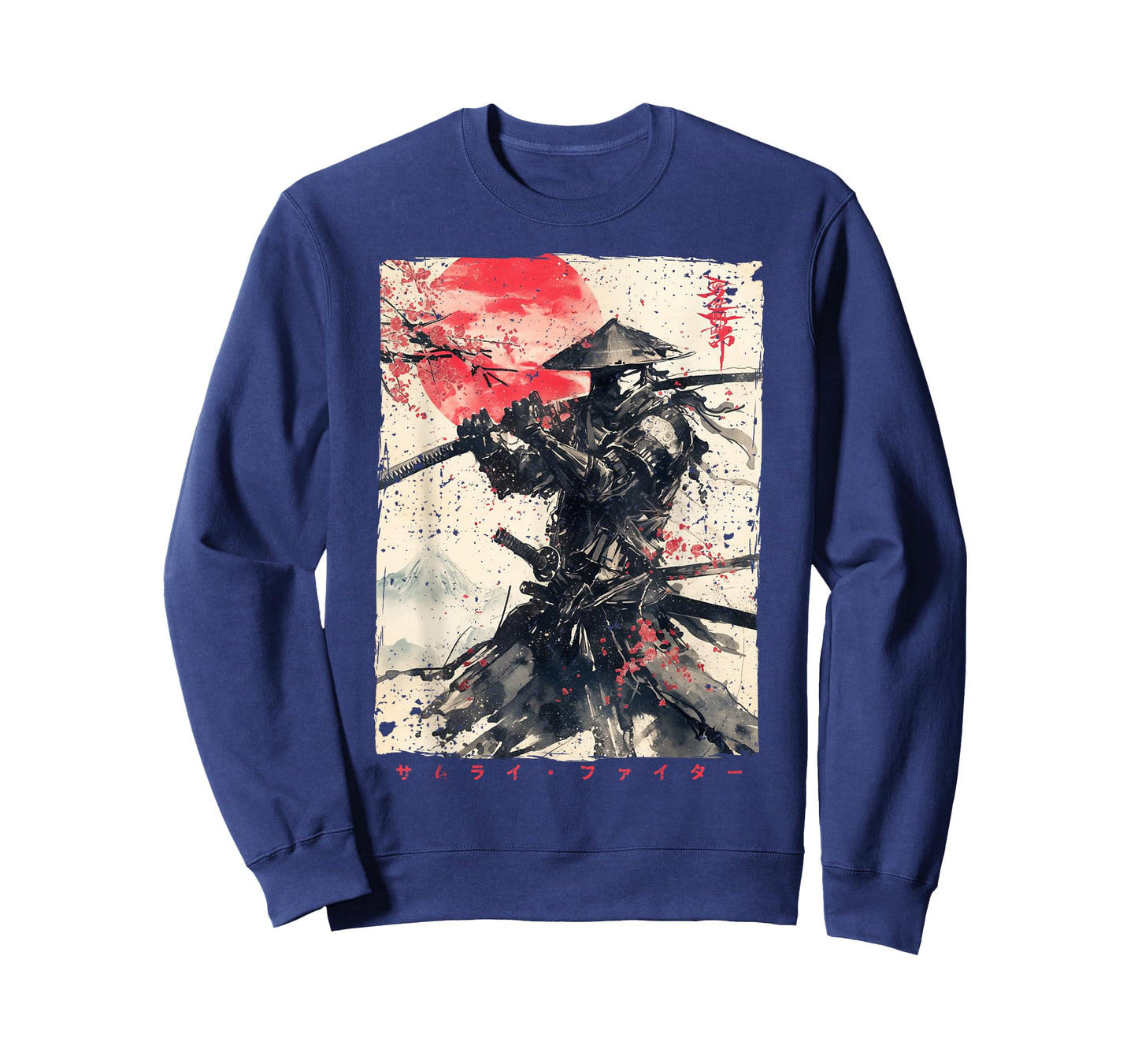 Japan Samurai Warrior Fighter Ukiyo Ink Artwork Samurai T-Shirt