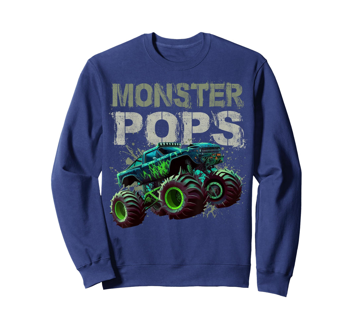Monster Truck Pops Family Matching Monster Truck Lovers T-Shirt