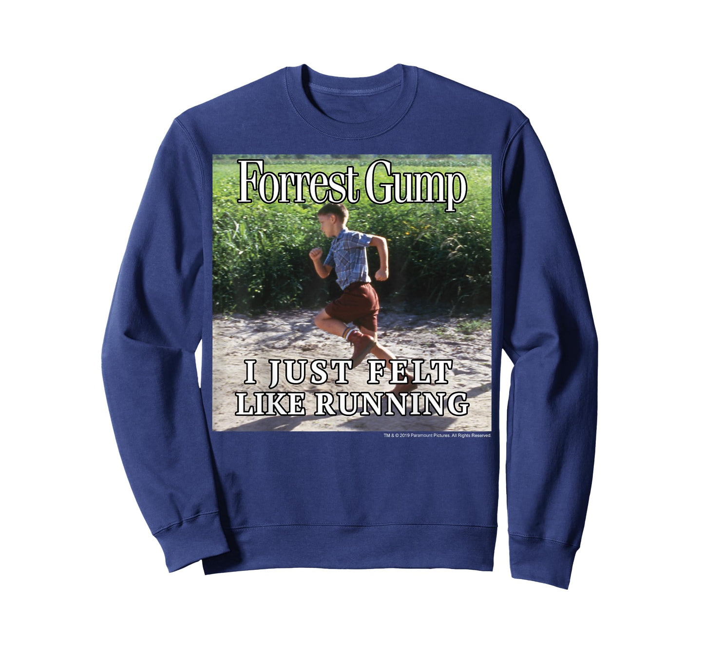 Forrest Gump Just Felt Like Running Photo Panel T-Shirt