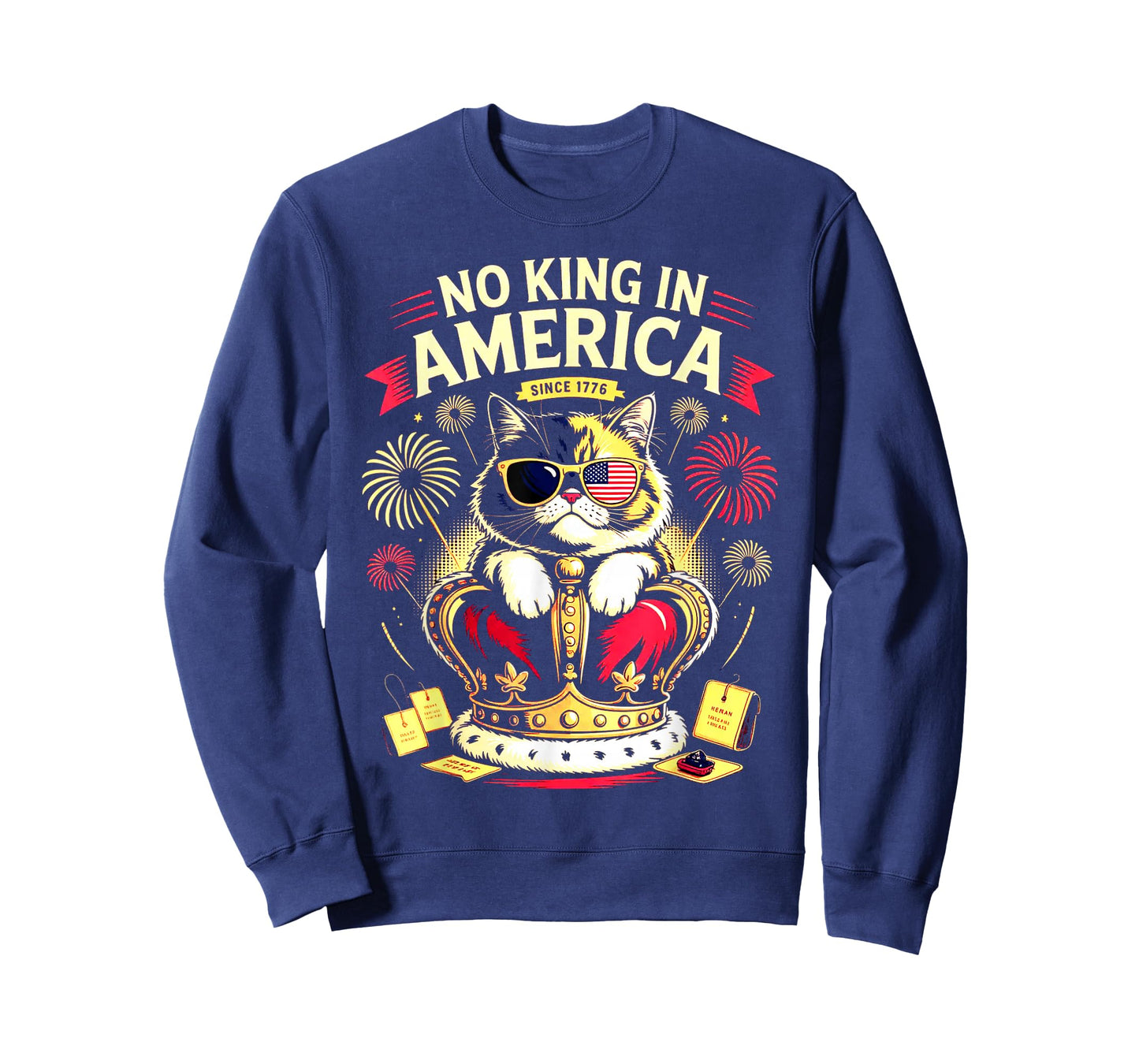 cat No Kings in America We The People Political Men Women T-Shirt