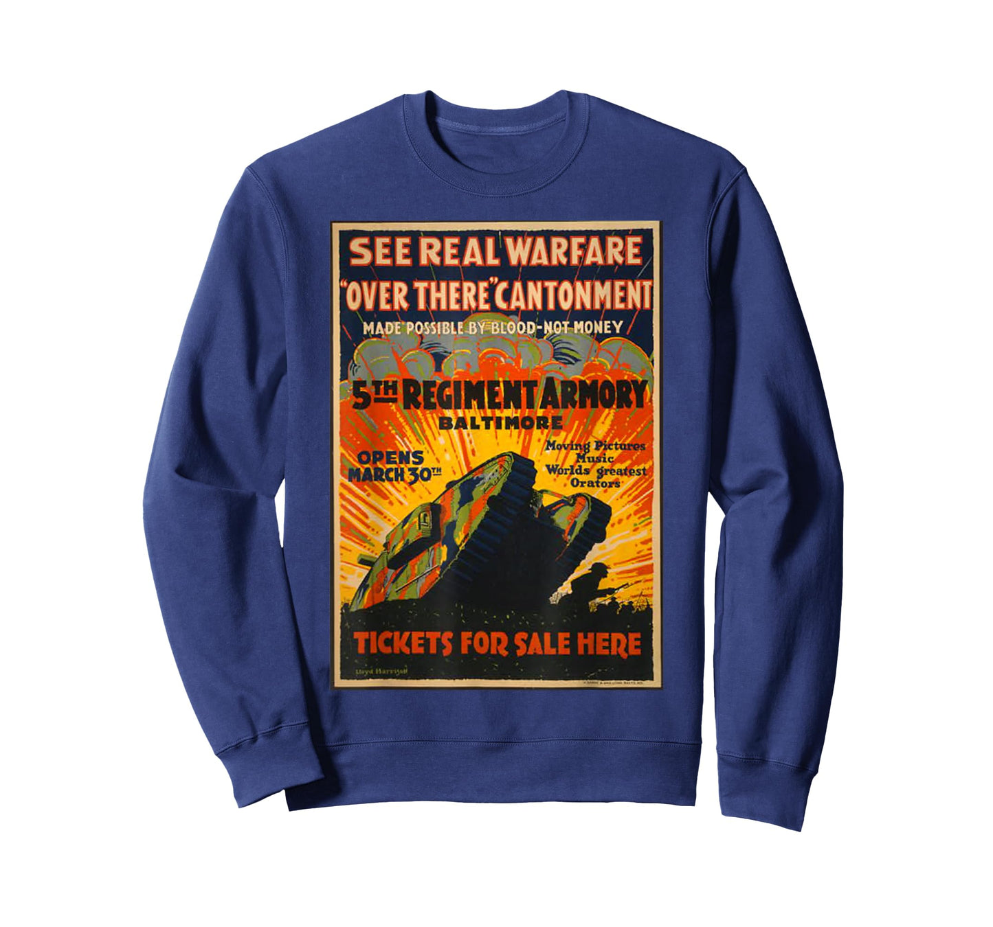 Vintage WW1 T-Shirt WWI Retro Poster World War Advertising T-Shirt