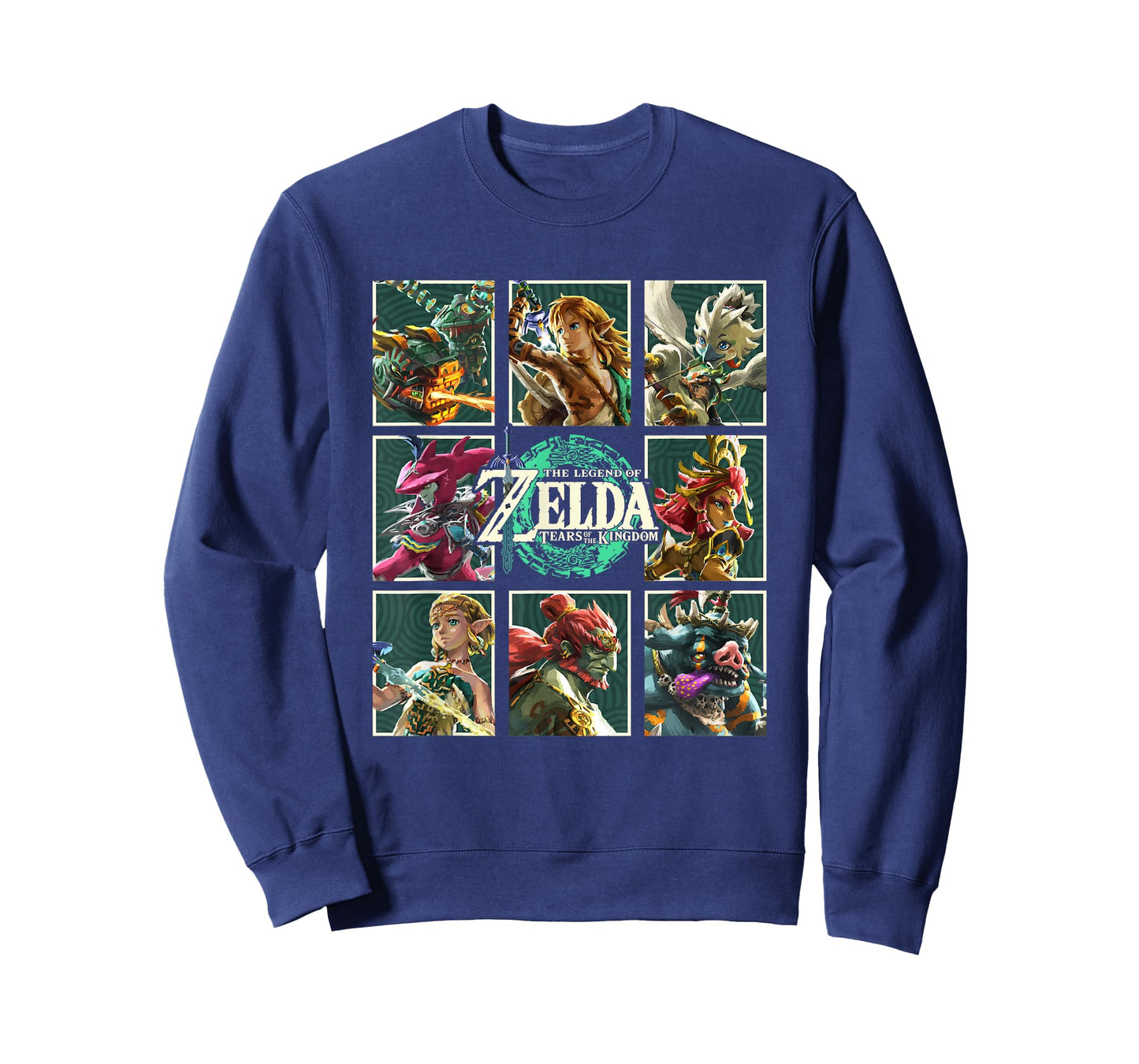 The Legend of Zelda Tears of the Kingdom Character Box Up T-Shirt