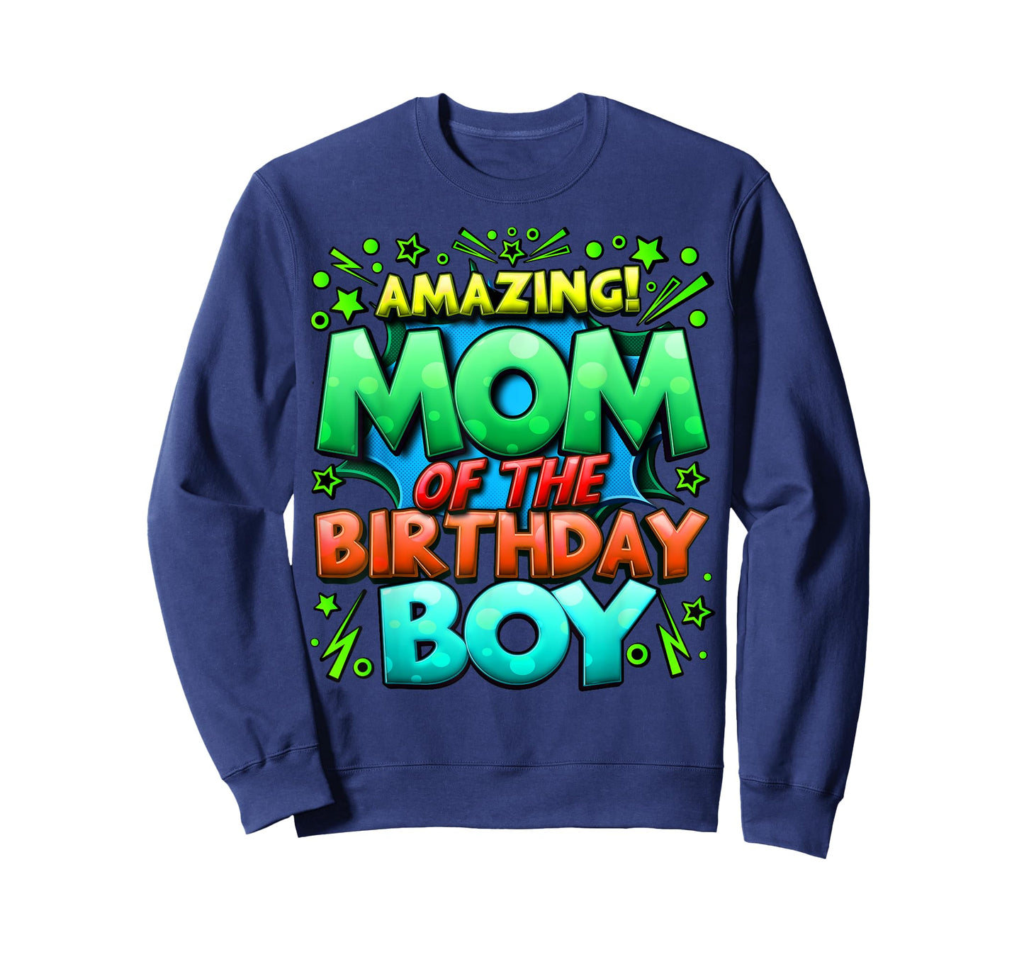 Mom of the Birthday Boy Matching Family Mommy T-Shirt