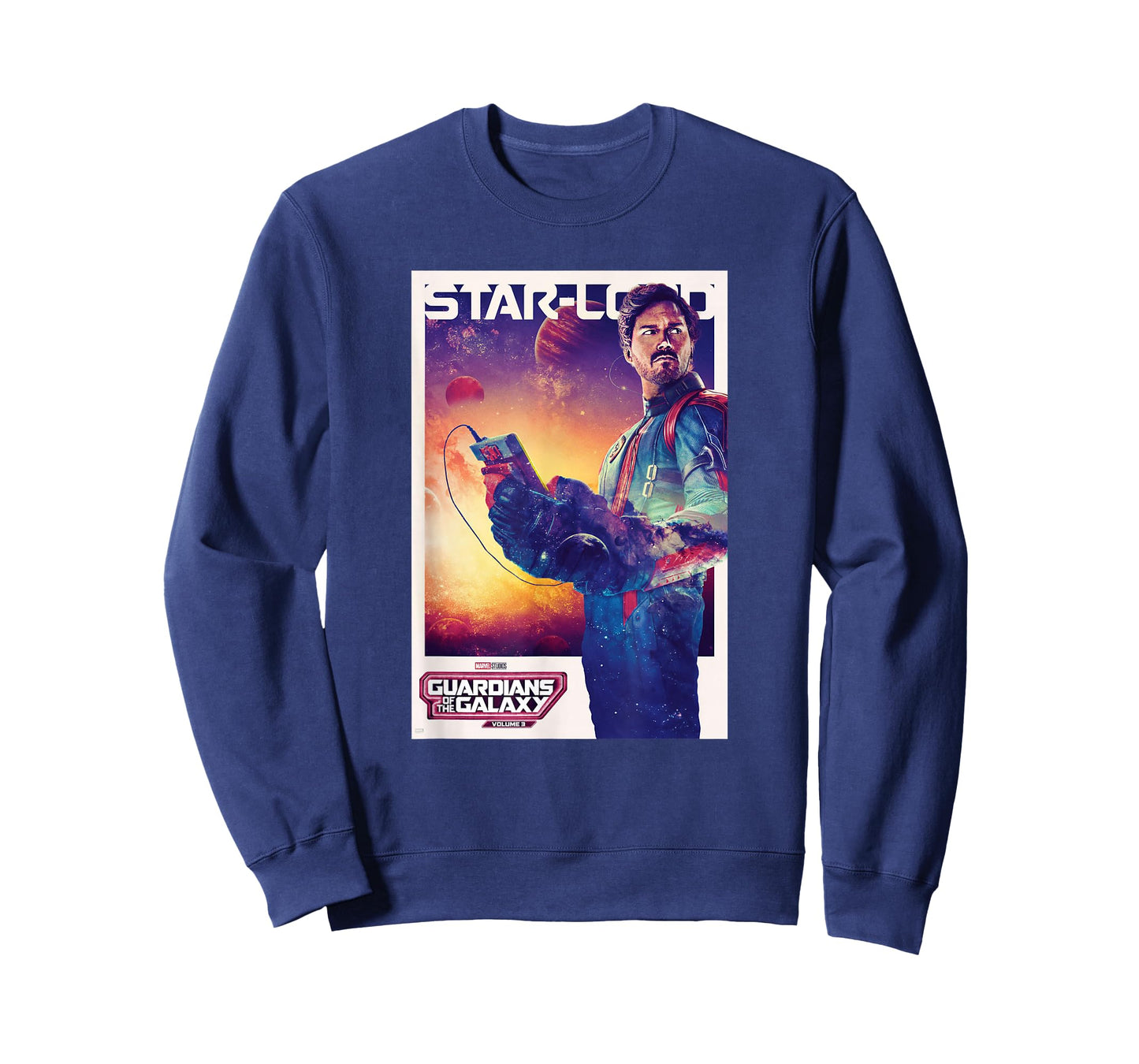 Marvel Guardians of The Galaxy Volume 3 Star-Lord Poster T-Shirt